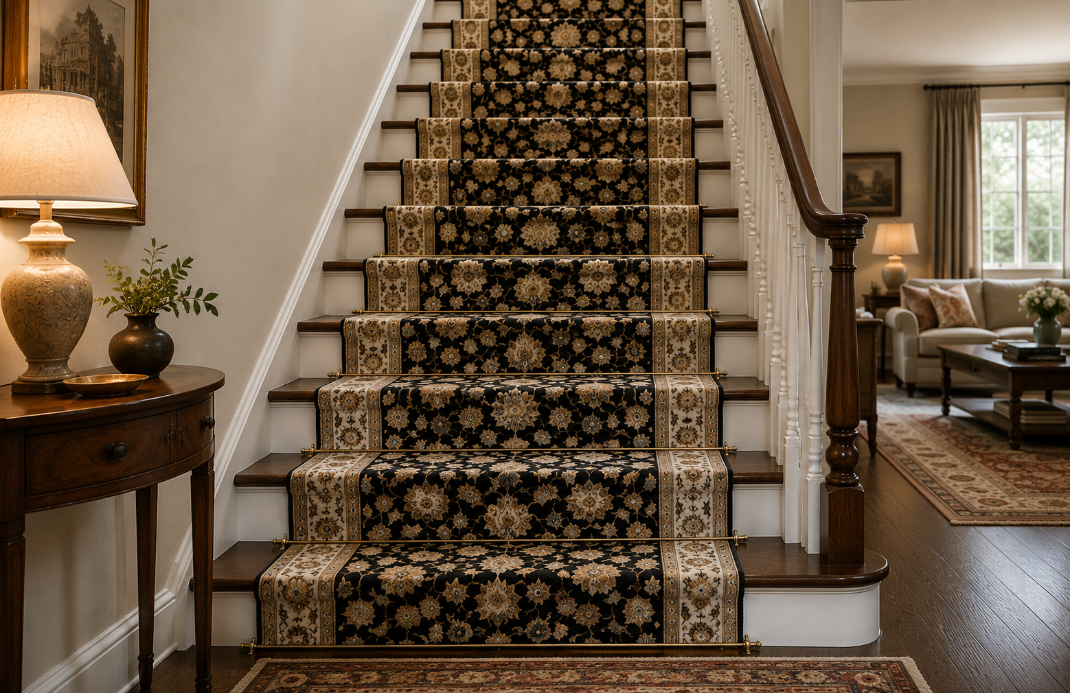 Transforming Staircases with Bespoke Handmade Carpets
