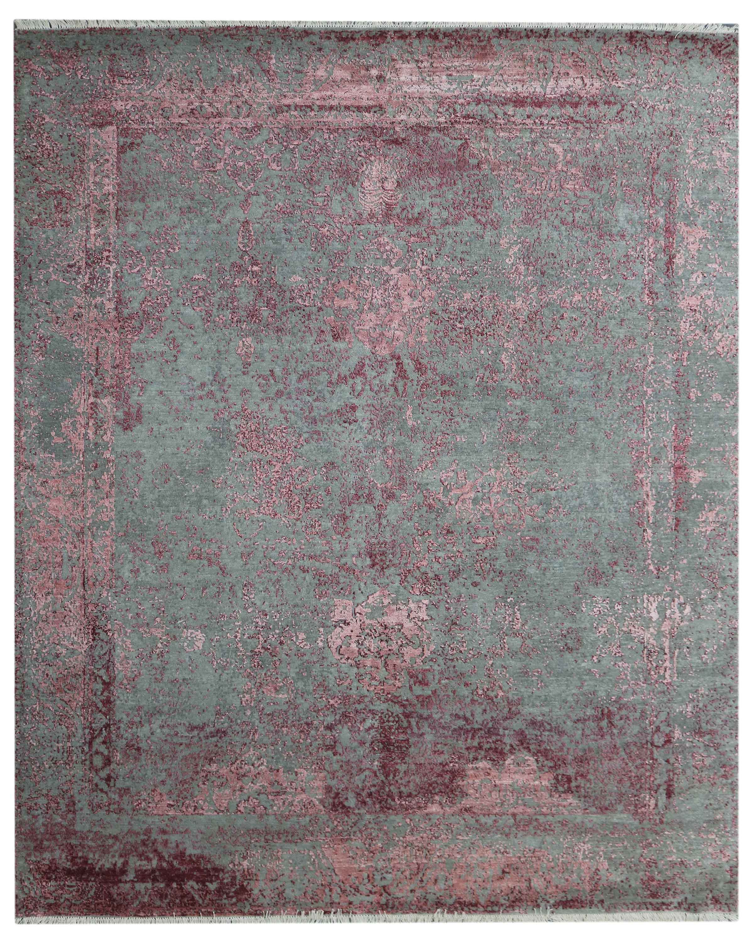 PANACHE | 8' x 10' FT | TRADITIONAL RUGS | GREY/PINK COLOR