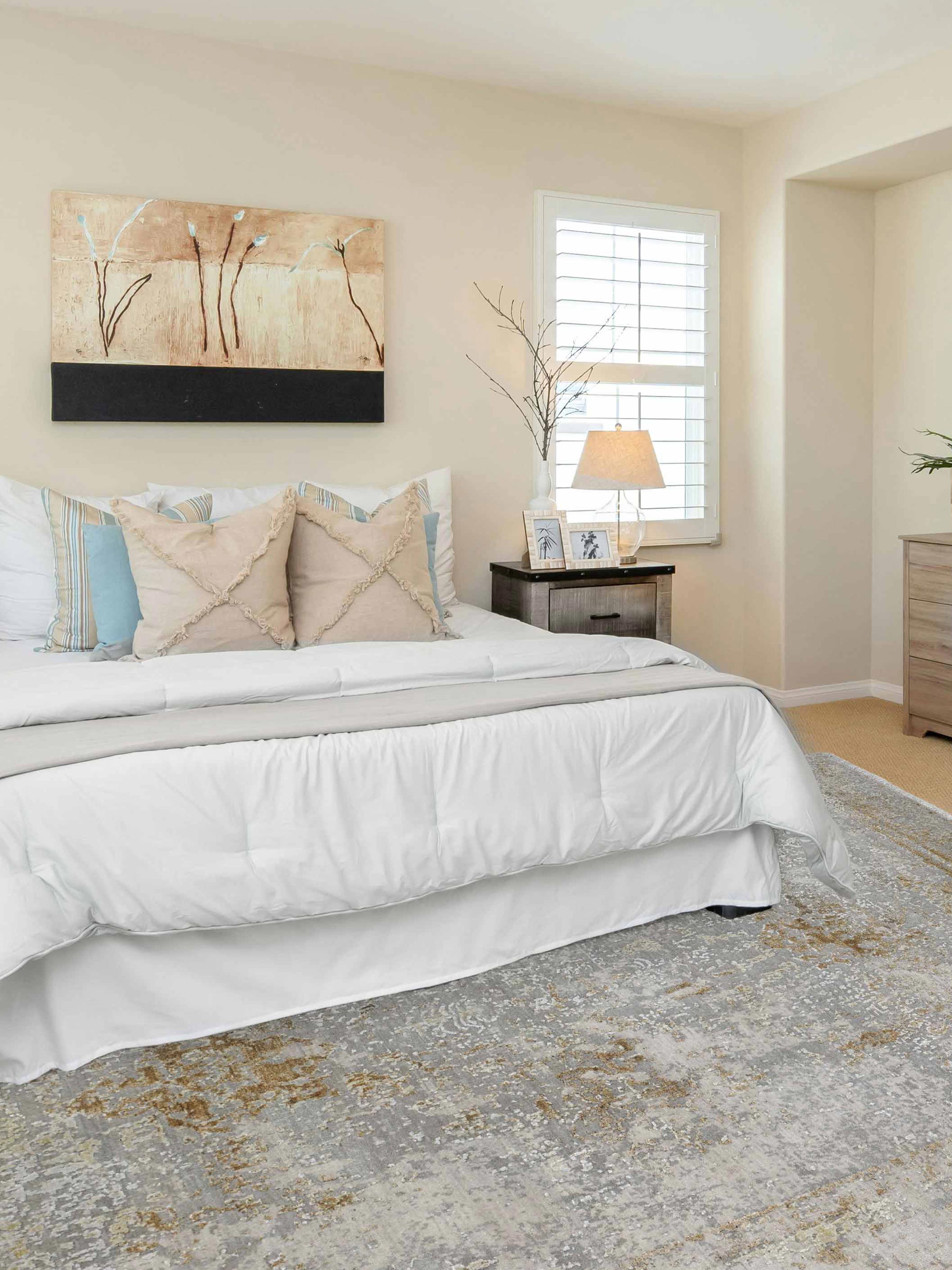 GRAIL | 8' x 10' FT | TRADITIONAL RUGS | BEIGE-GOLD COLOR