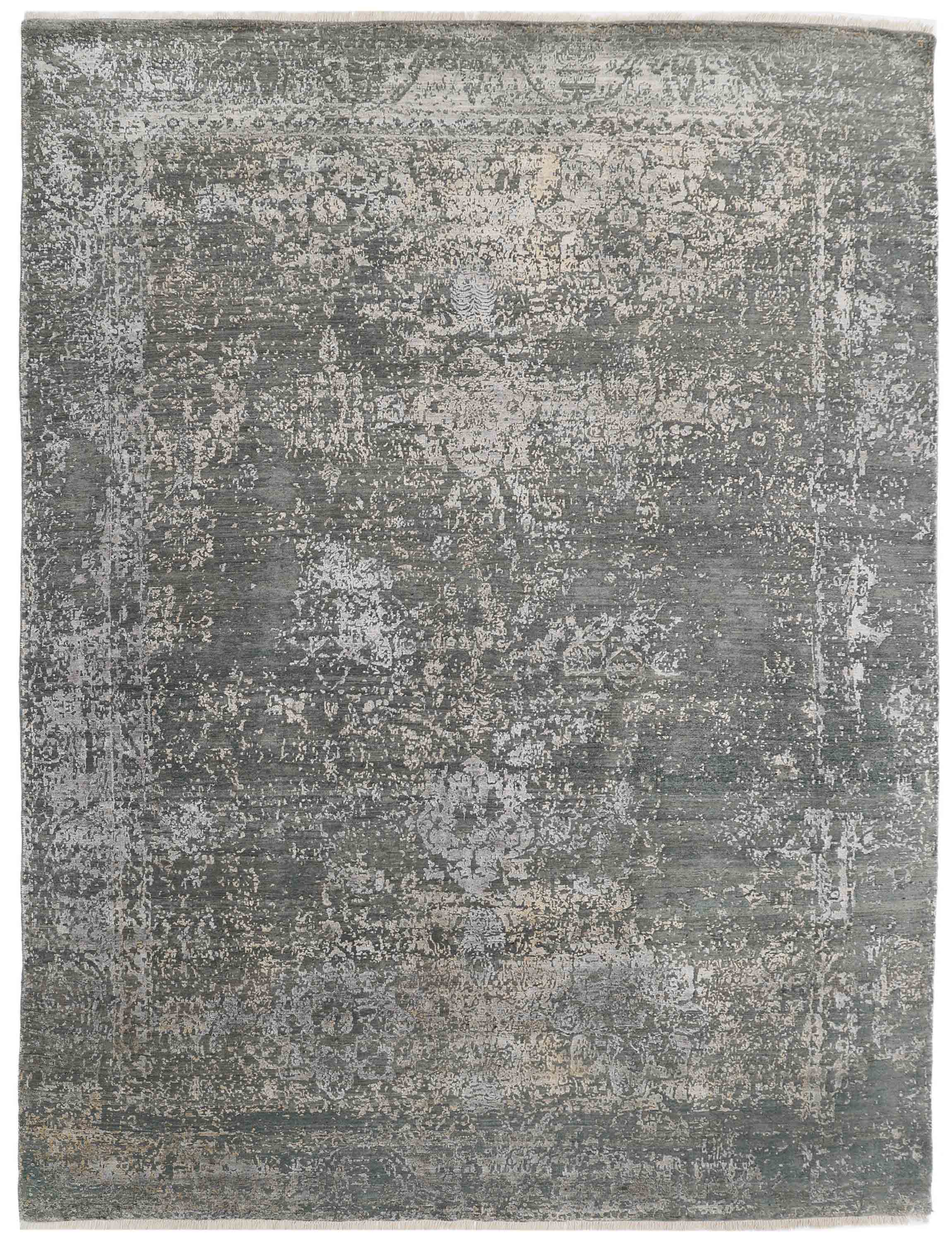 ERUPTION | 9' x 12' FT | TRADITIONAL RUGS | LT. BLUE/GREY COLOR