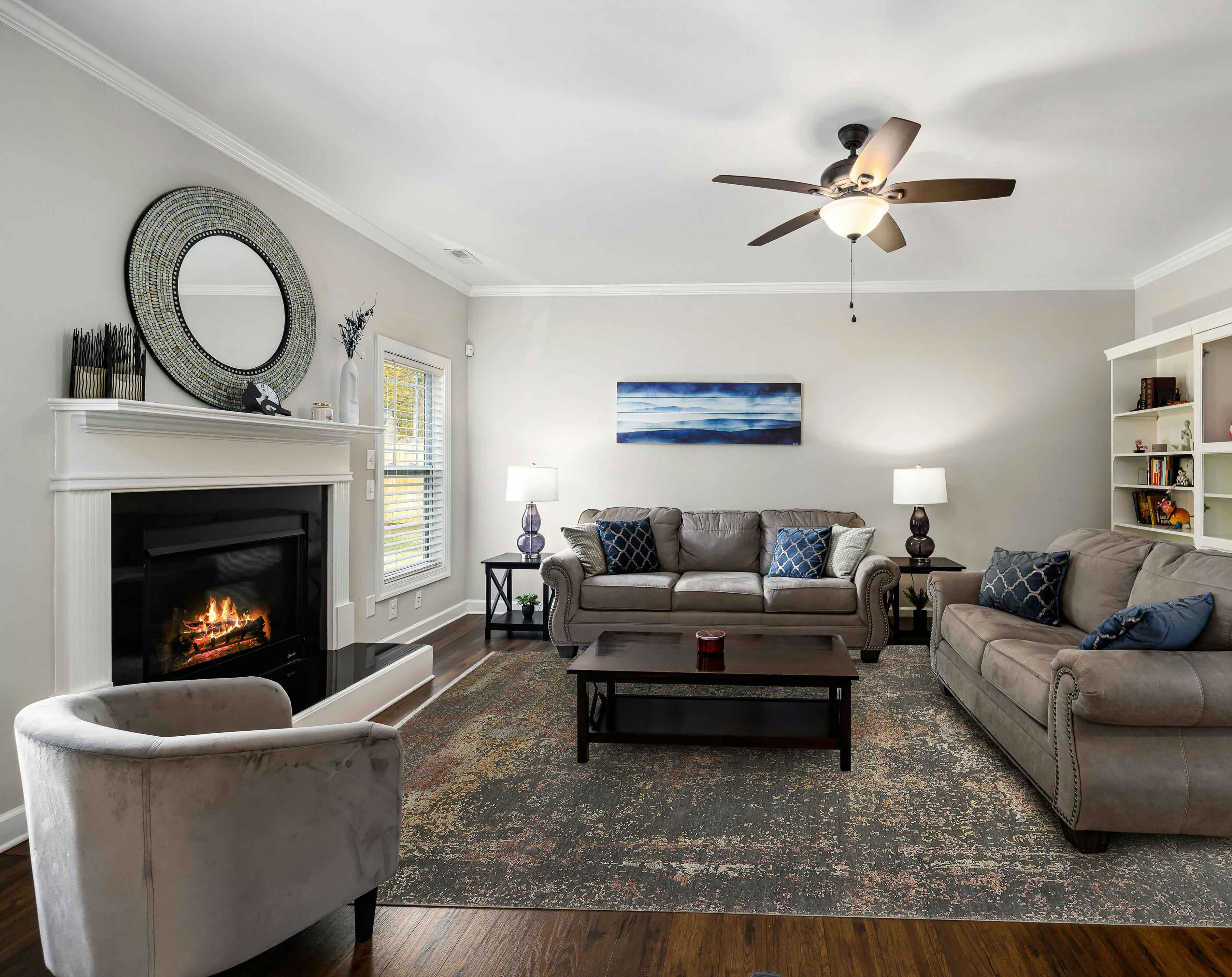 BOWRAL | 8' x 10' FT | TRADITIONAL RUGS | GREY/RUST COLOR