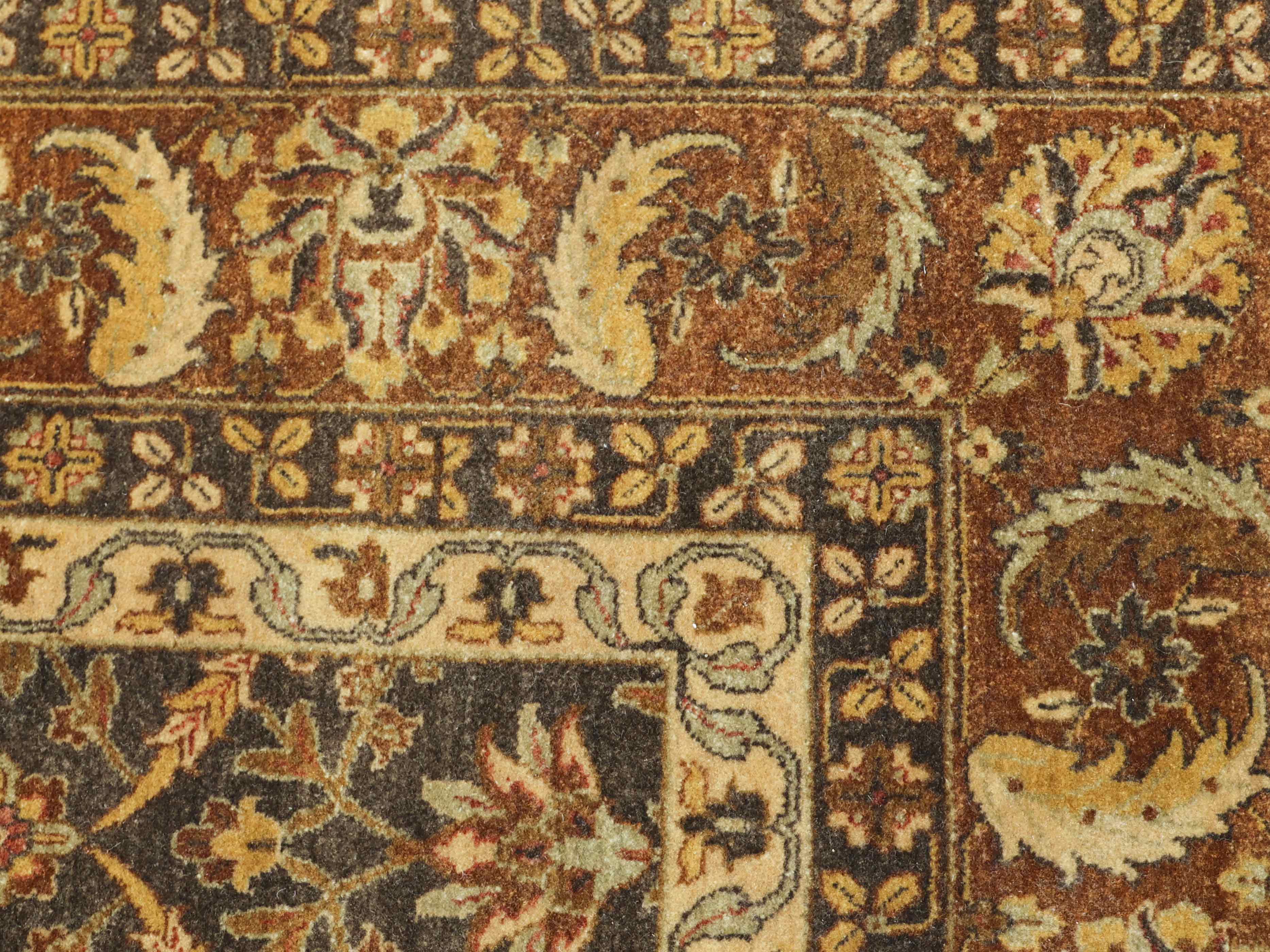MYSTIC MOSAIC | 8'6" x 11'6" FT | TRADITIONAL RUGS | BROWN-RUST COLOR