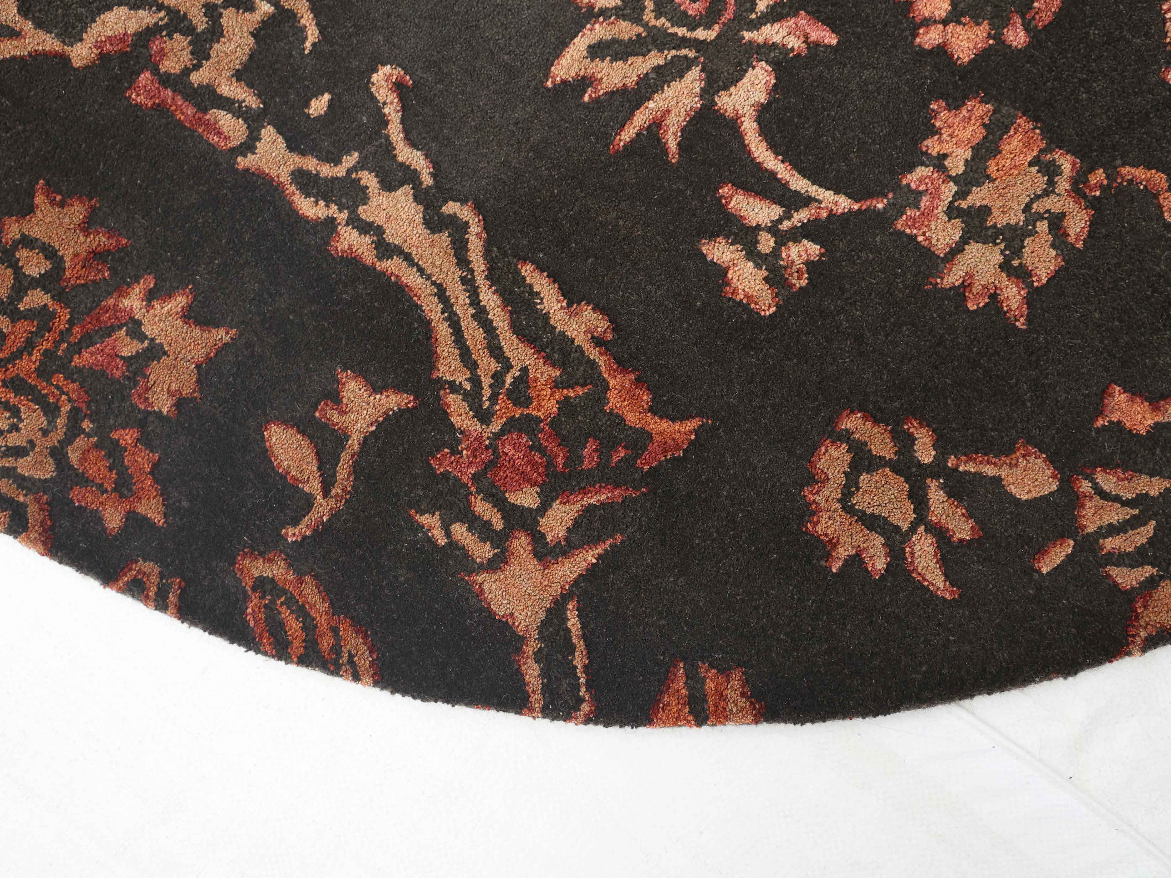 MAASAI | 5' FT ROUND | MODERN RUGS | MULTI COLOR