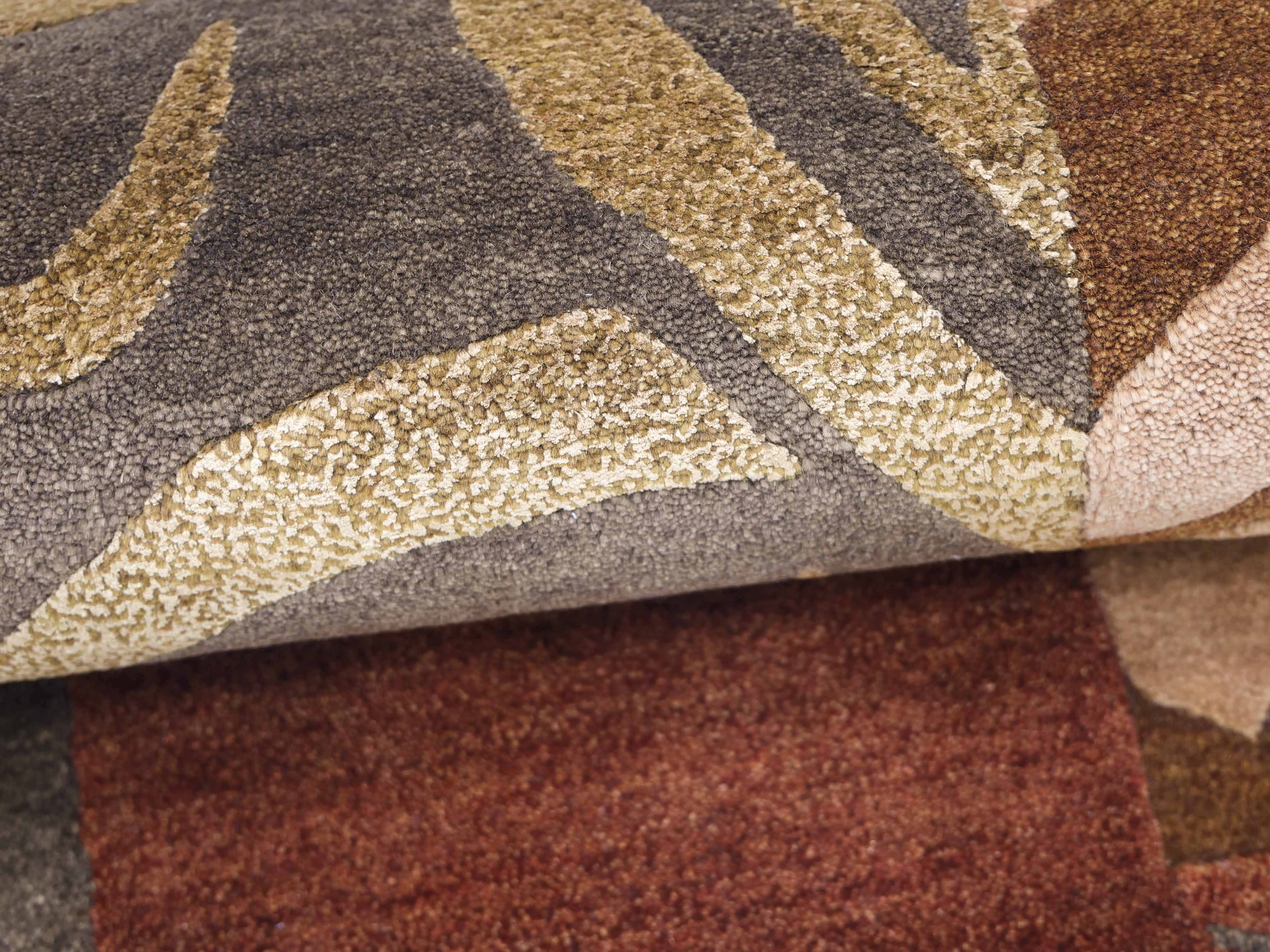 TEXTUS | 5' FT ROUND | MODERN RUGS | MULTI COLOR