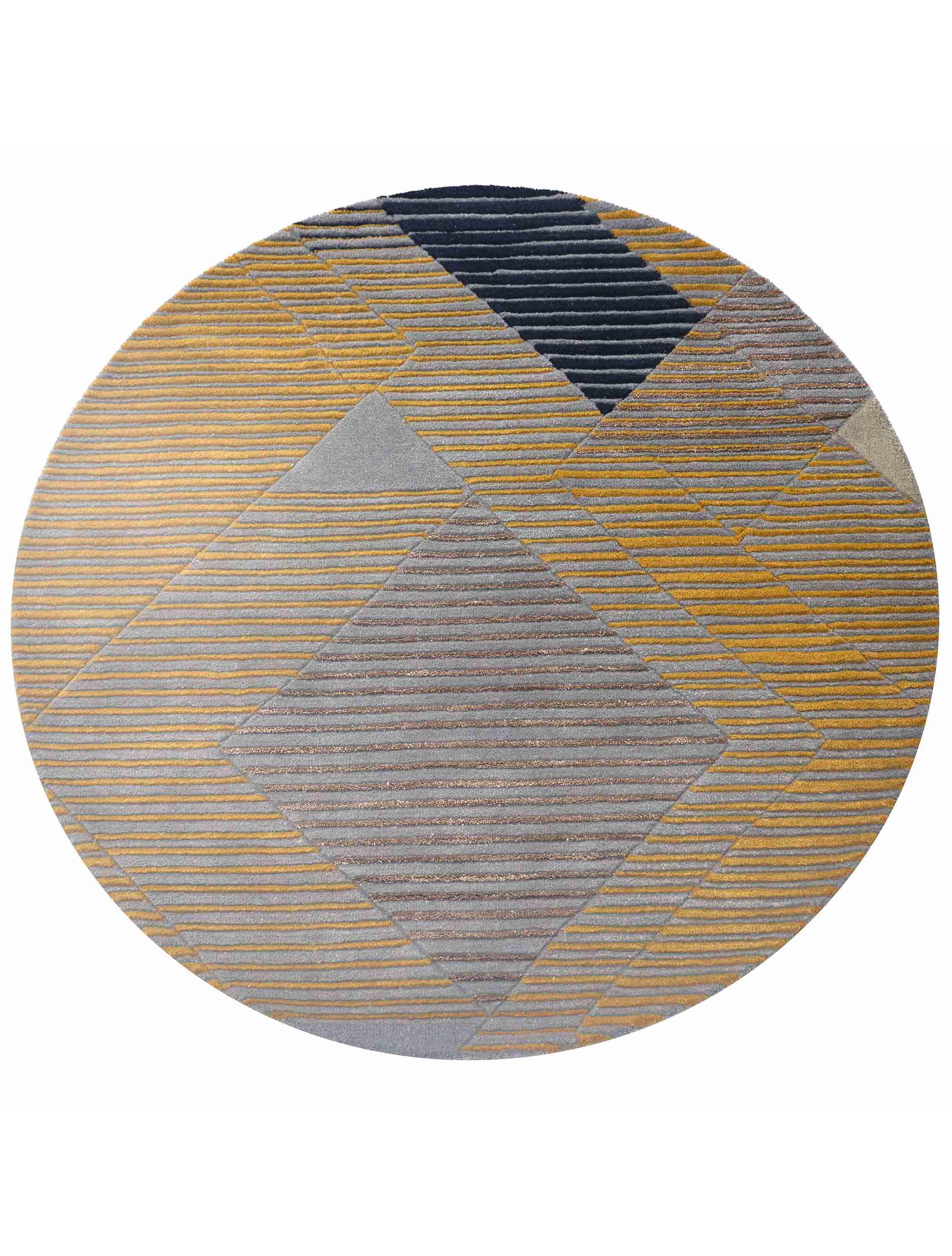 AURUM WEAVE | 4' FT ROUND | MODERN RUGS | MULTI COLOR
