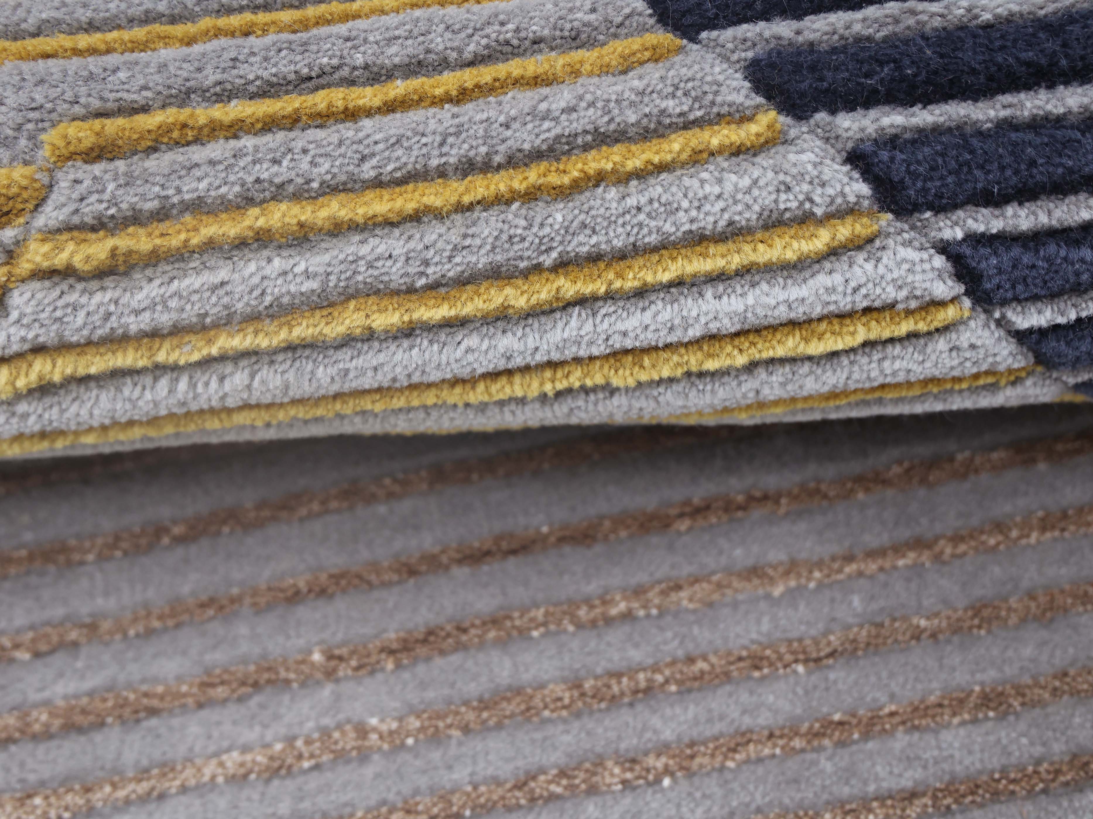 AURUM WEAVE | 4' FT ROUND | MODERN RUGS | MULTI COLOR