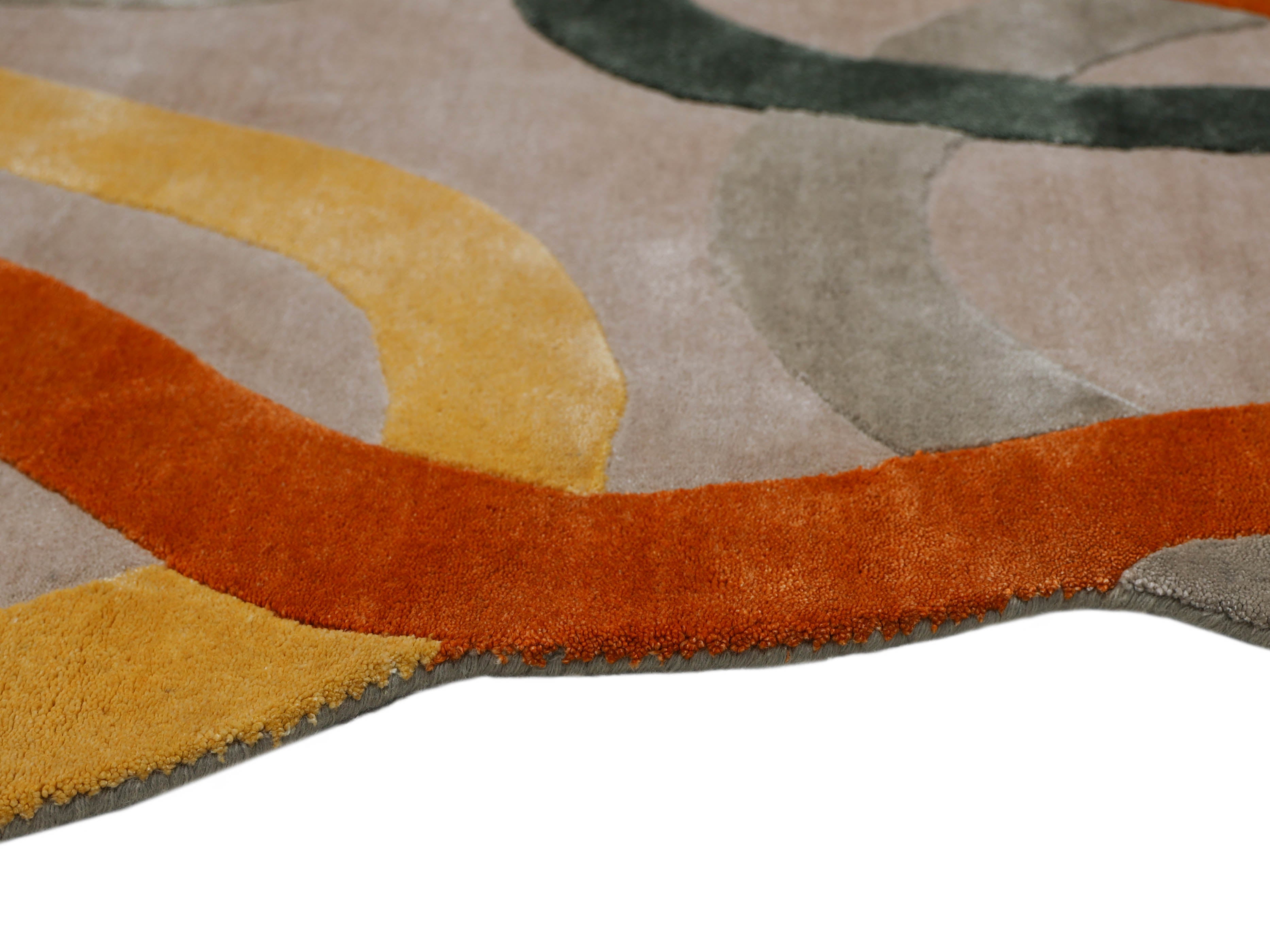 TANGLEA | 4' x 6' FT | MODERN RUGS | MULTI COLOR