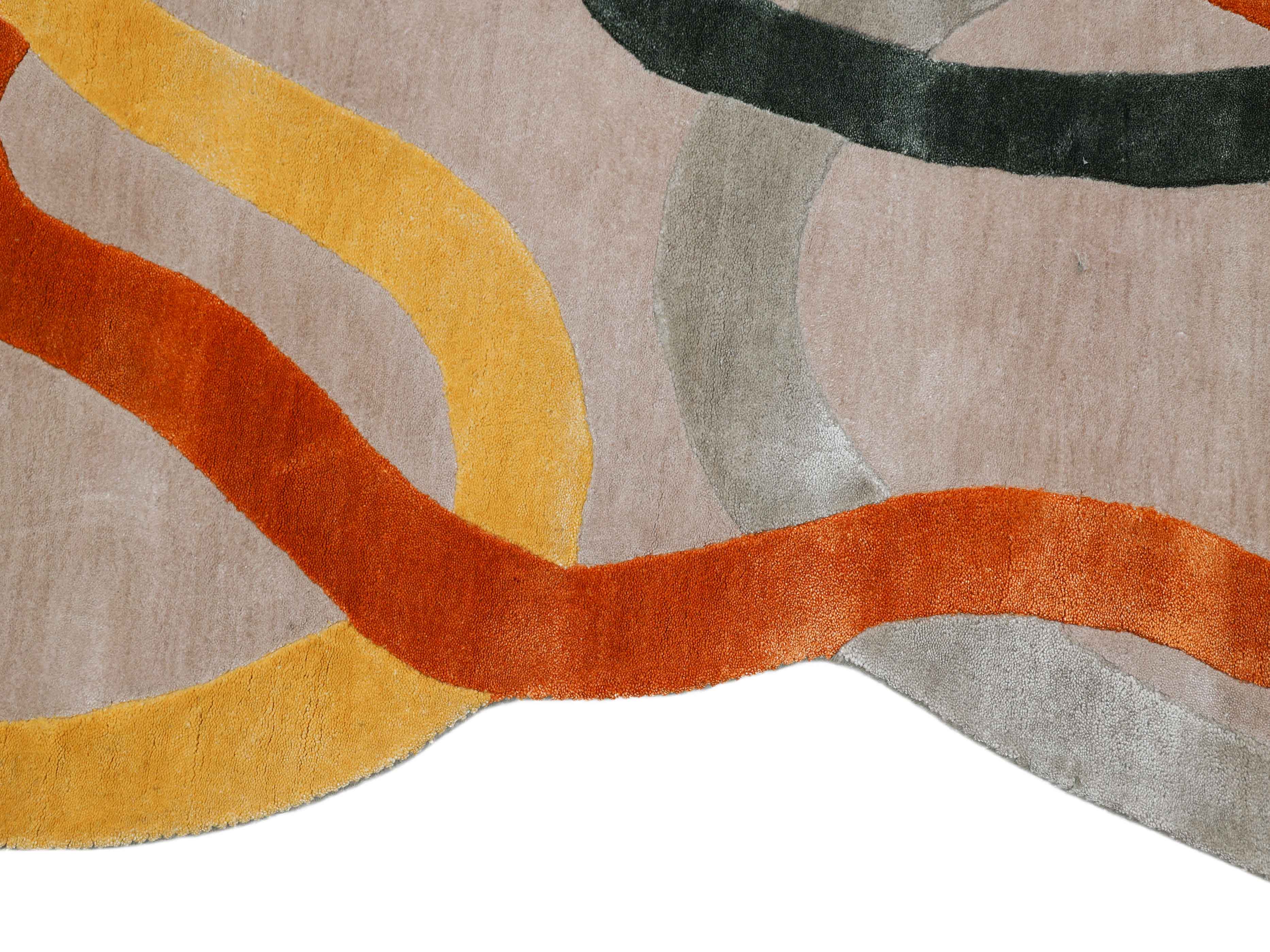 TANGLEA | 4' x 6' FT | MODERN RUGS | MULTI COLOR