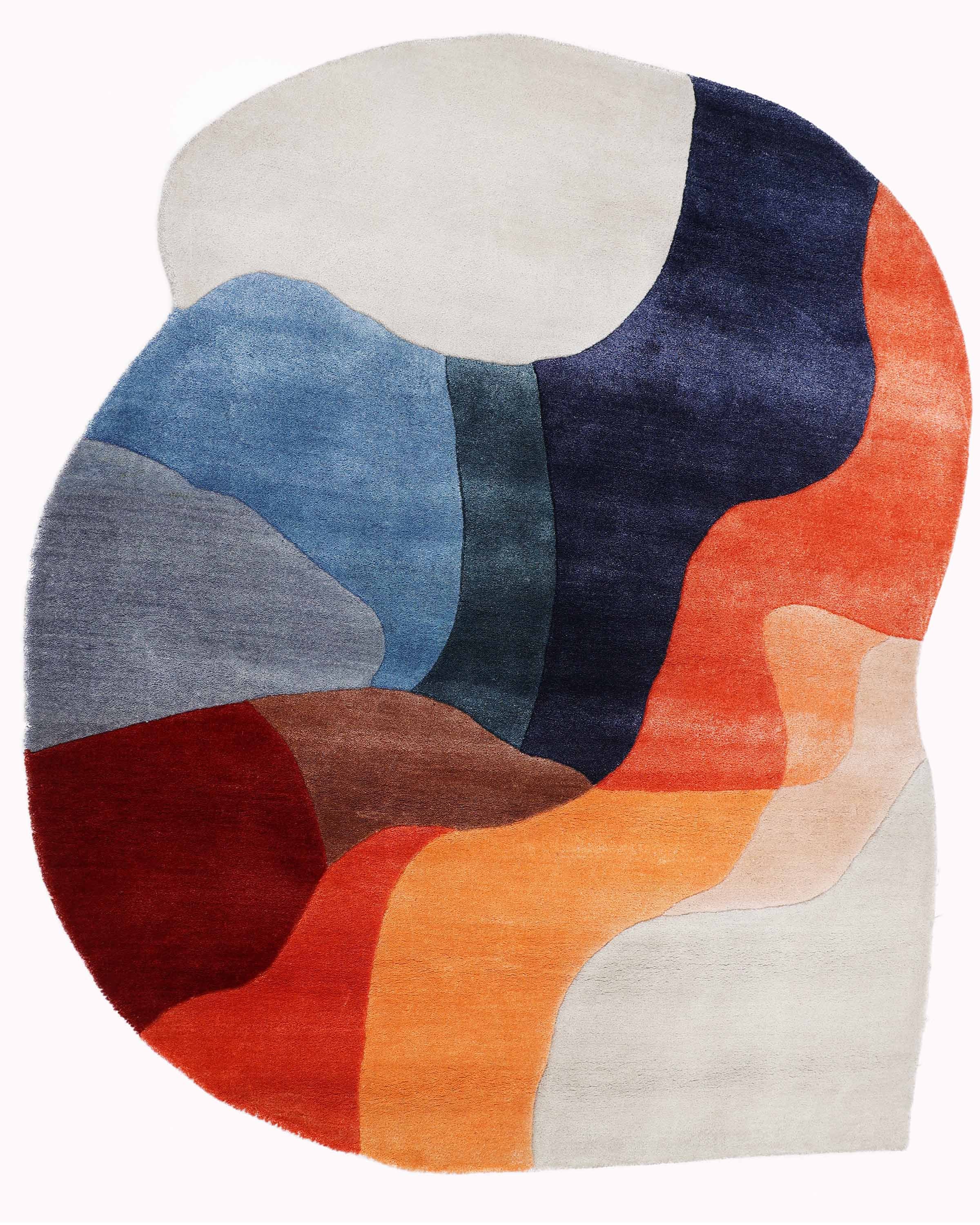 RADIANCE | 4' X 4' FT | MODERN RUGS | MULTI COLOR