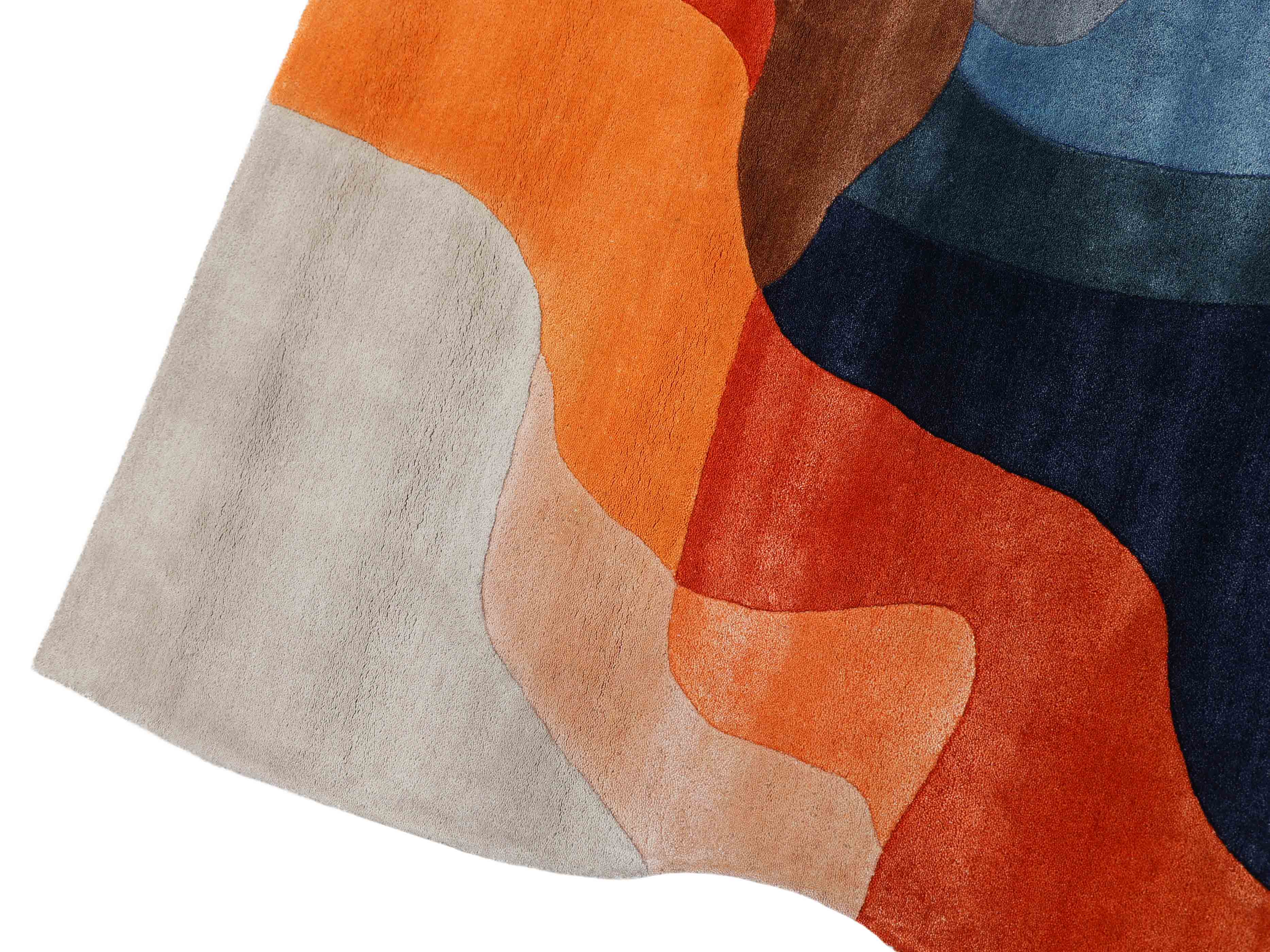 RADIANCE | 4' X 4' FT | MODERN RUGS | MULTI COLOR