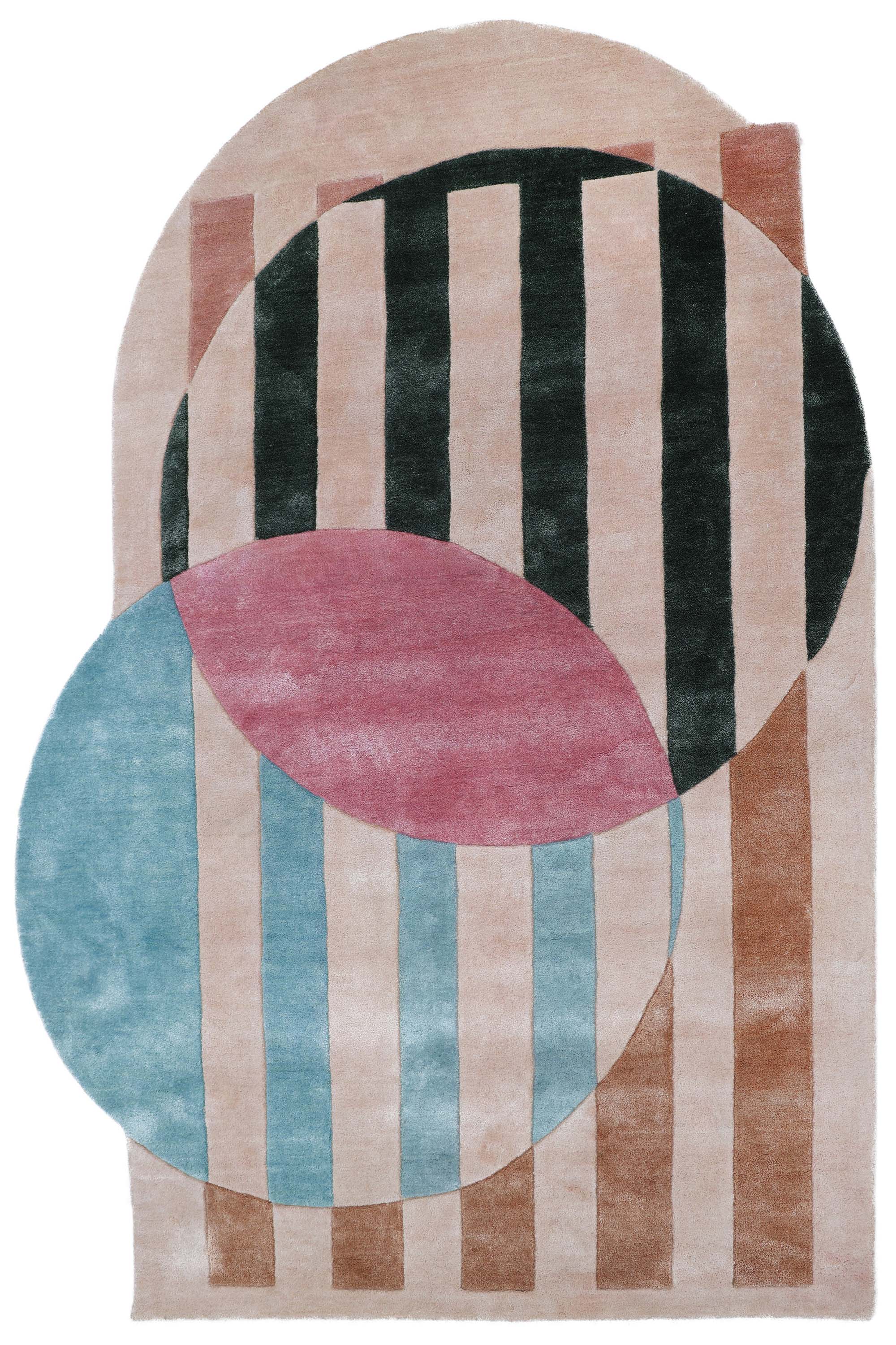 ORBIQUE | 4' x 6' FT | MODERN RUGS | MULTI COLOR