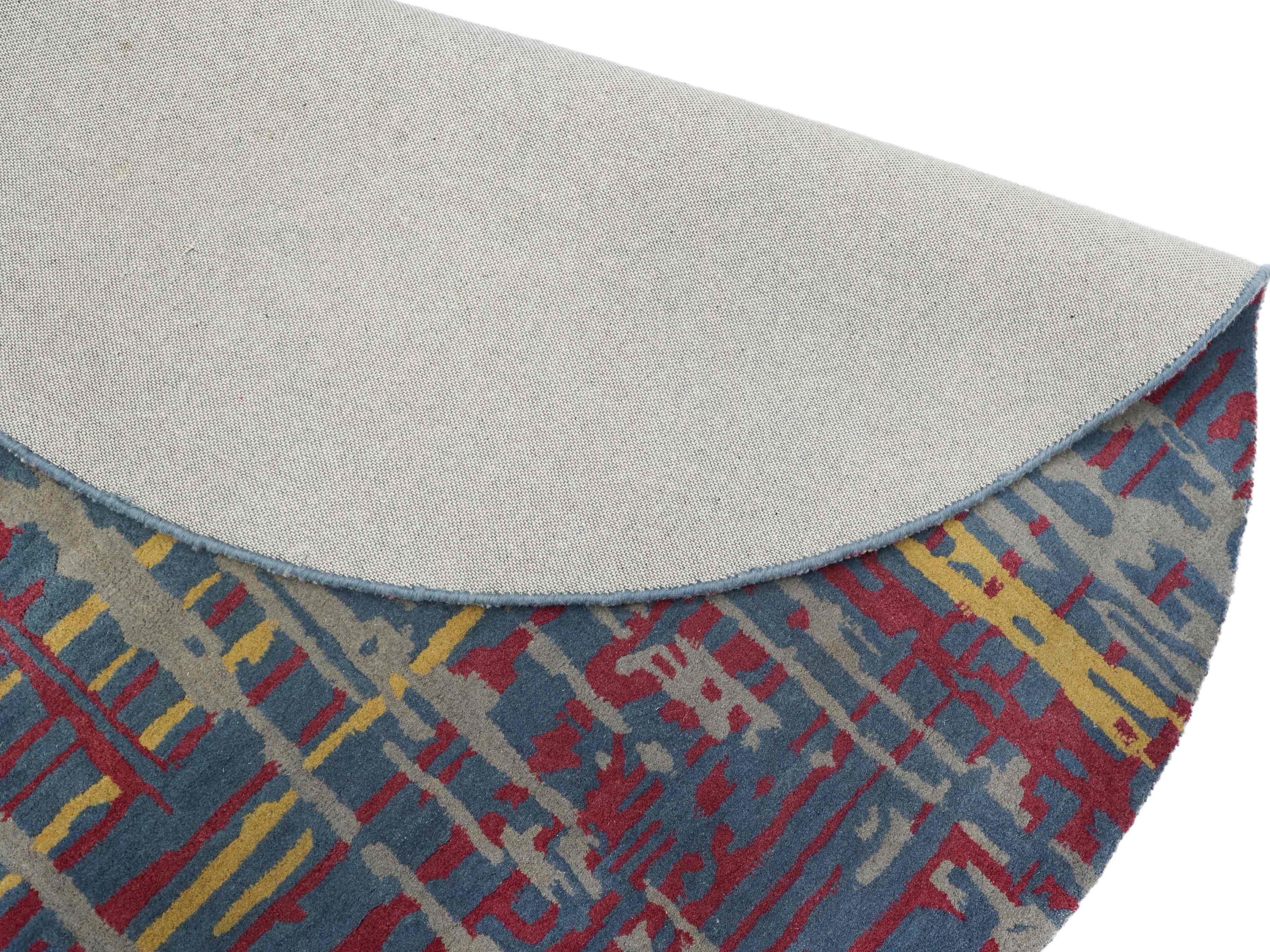 LATTICE | 5'0 FT ROUND | MODERN RUGS | MULTI COLOR