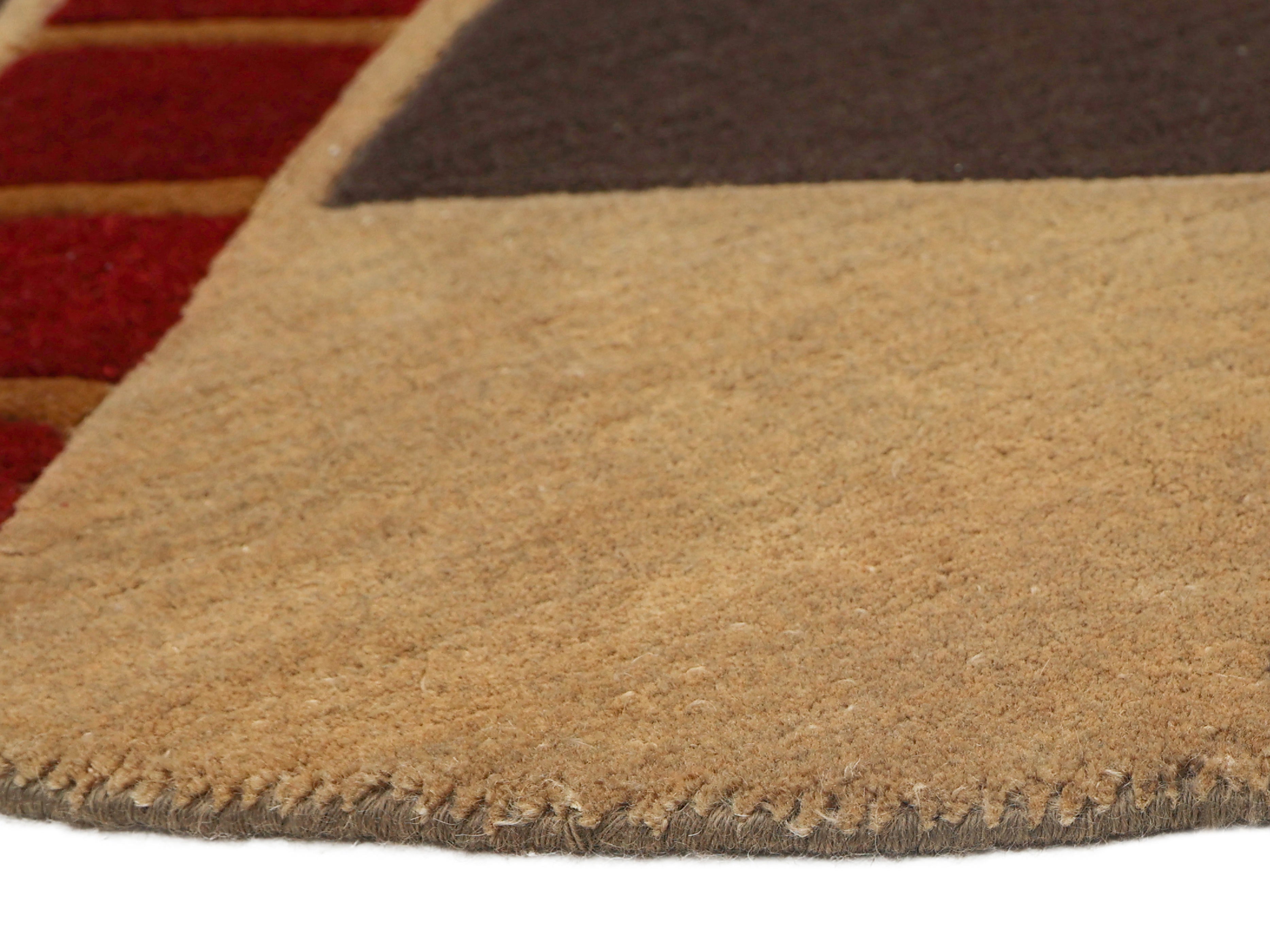 PERSPECTIVE | 4'0 FT ROUND | MODERN RUGS | MULTI COLOR