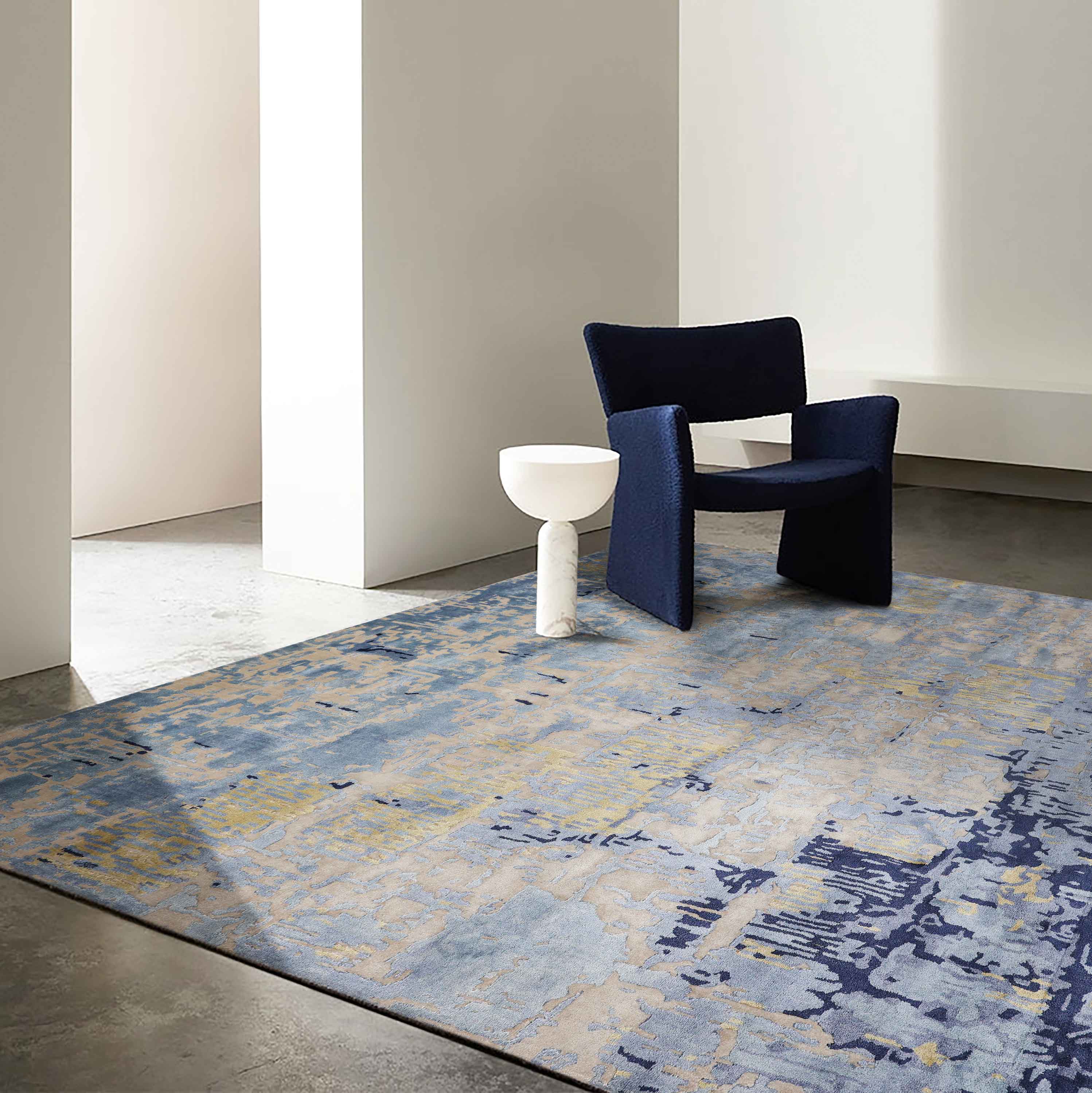 POSEIDON'S WAVE | 6' x 9' FT | 8'x 10' FT | MODERN RUGS | MULTI COLOR