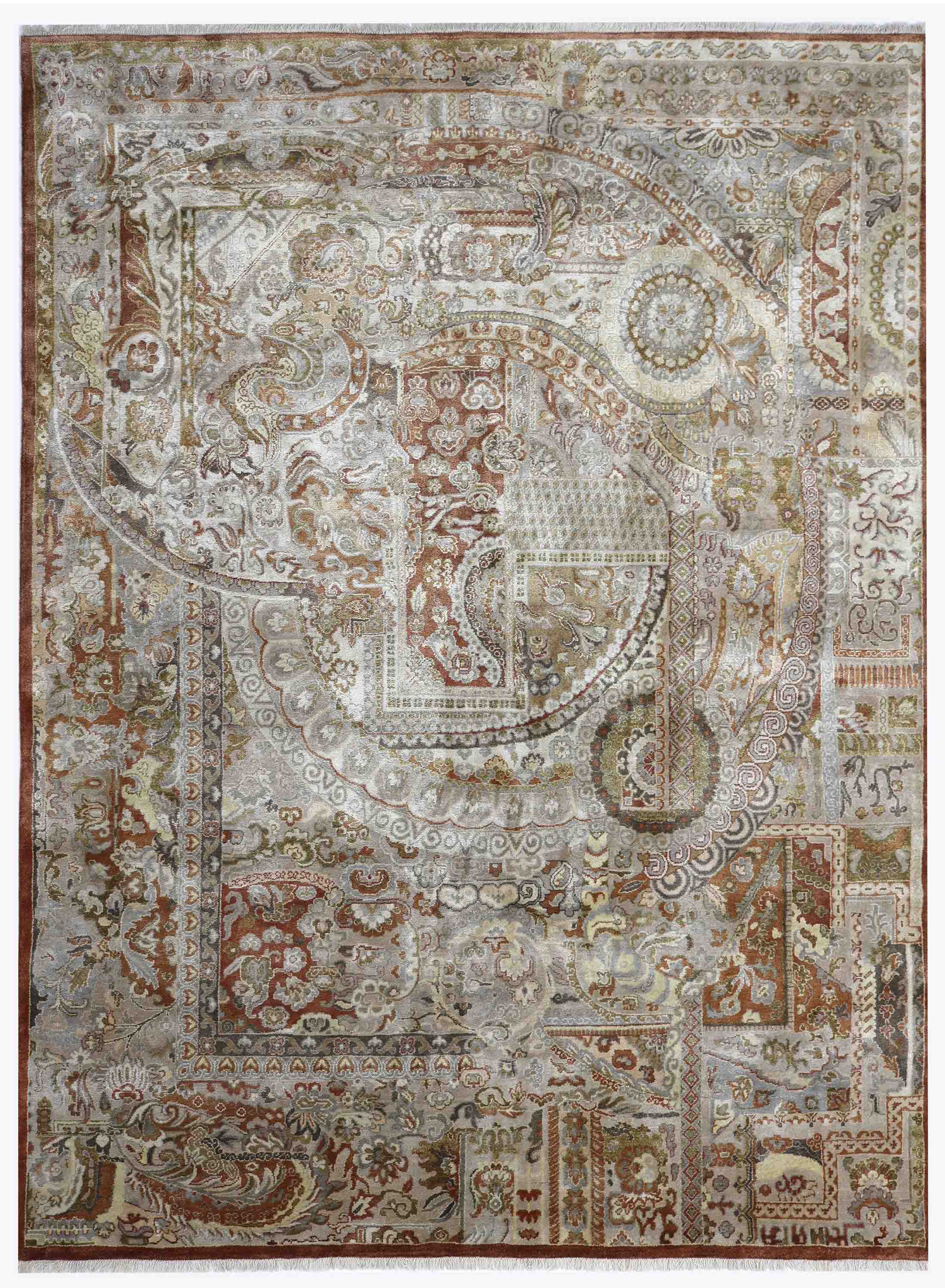 TANGENT | 8' x 10' FT | TRADITIONAL RUGS | MULTI COLOR