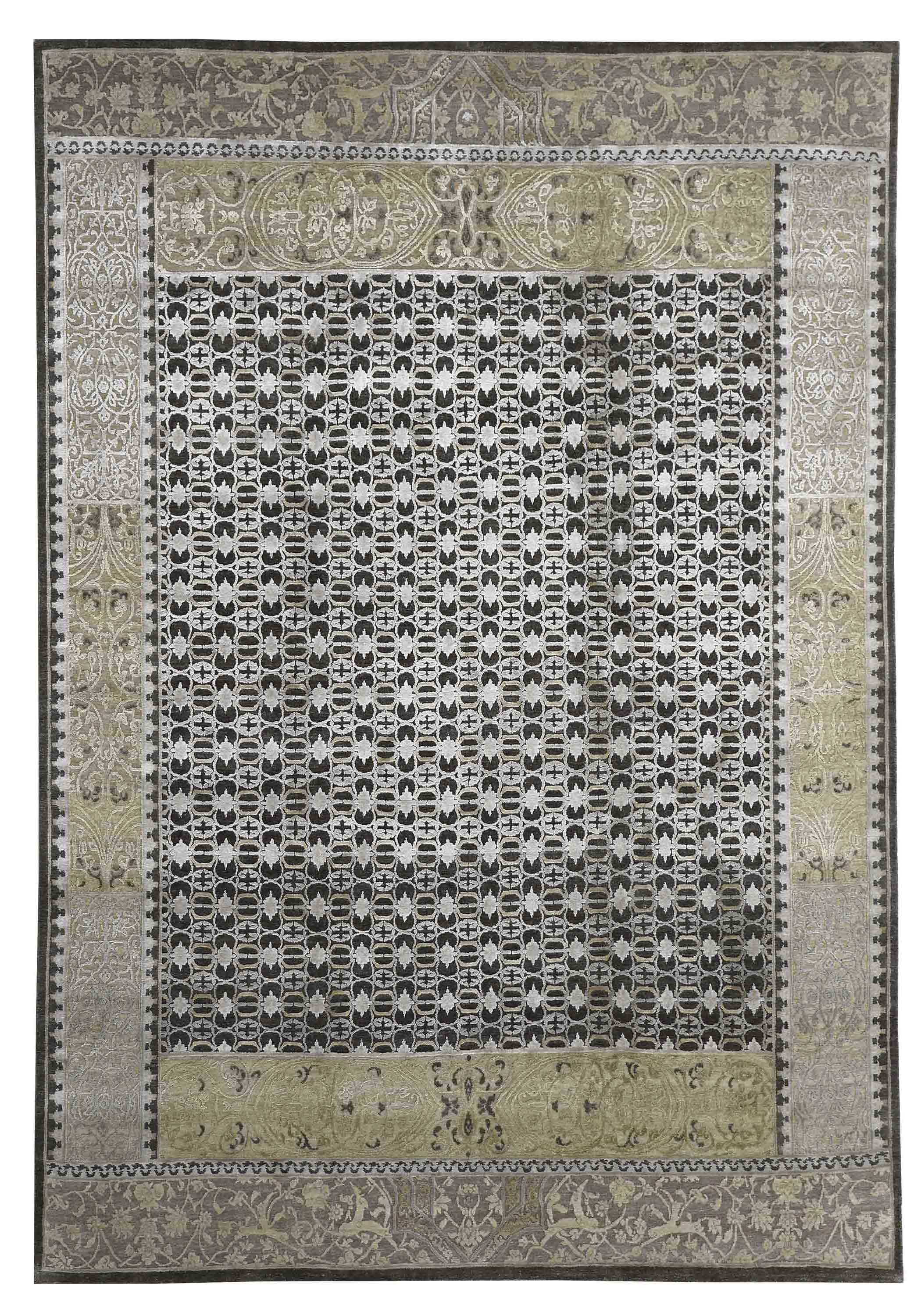 CREST | 8' x 10' FT | MODERN RUGS | BROWN COLOR