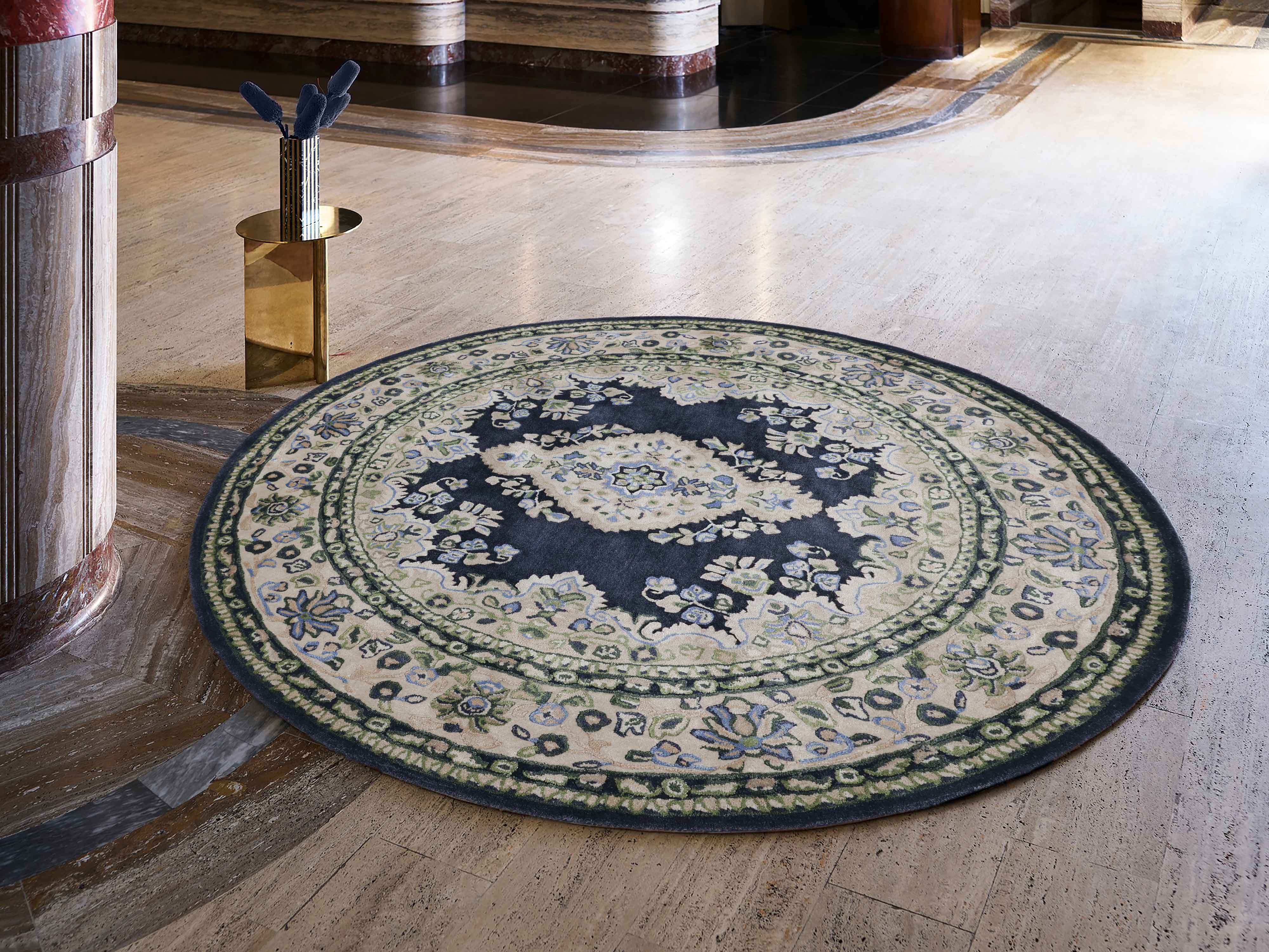 ELYSIAN ROUNDEL | 6' x 6' FT | TRADITIONAL RUGS | MULTI COLOR