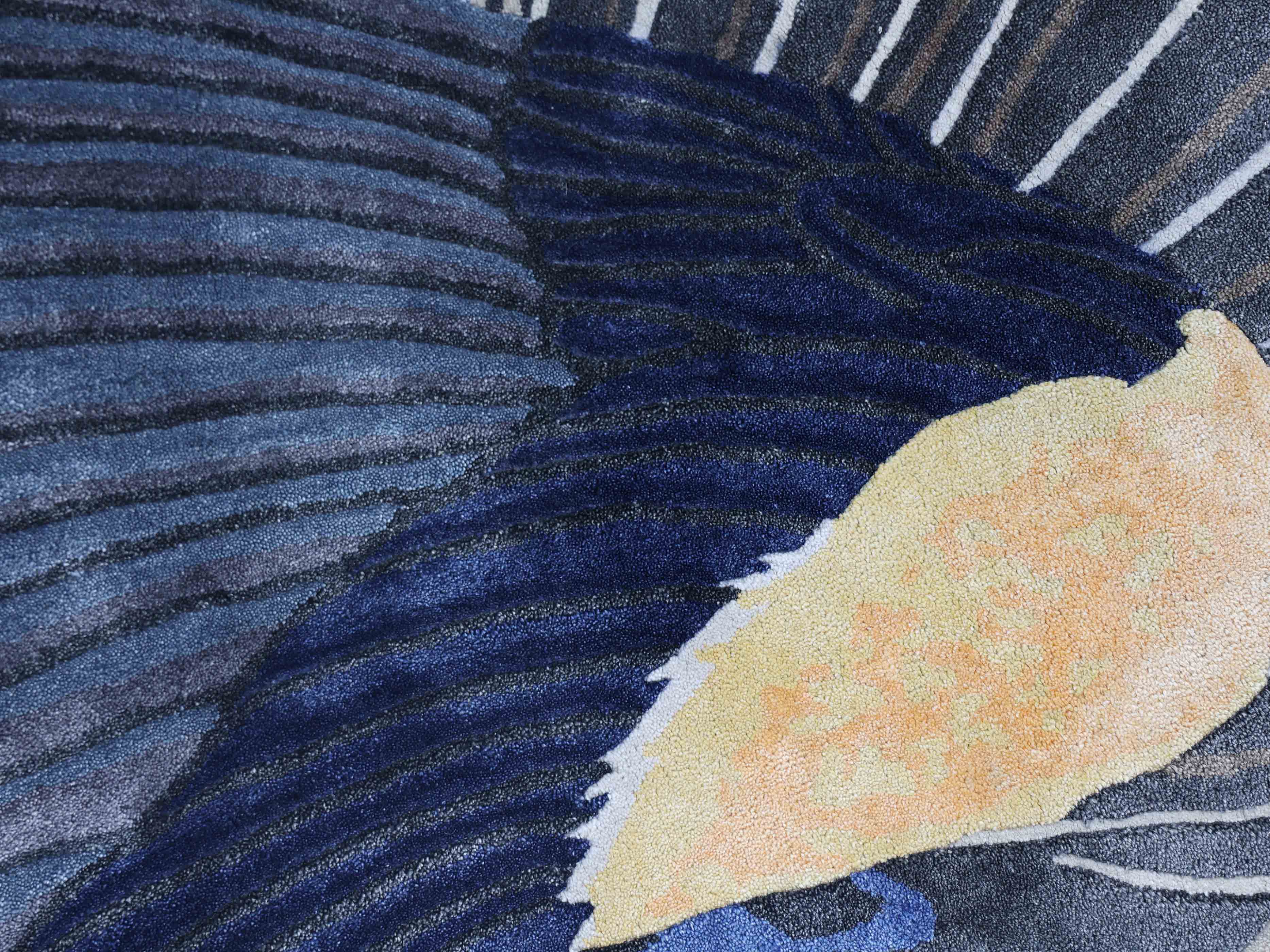 CANARD | 5' FT ROUND | MODERN RUGS | MULTI COLOR