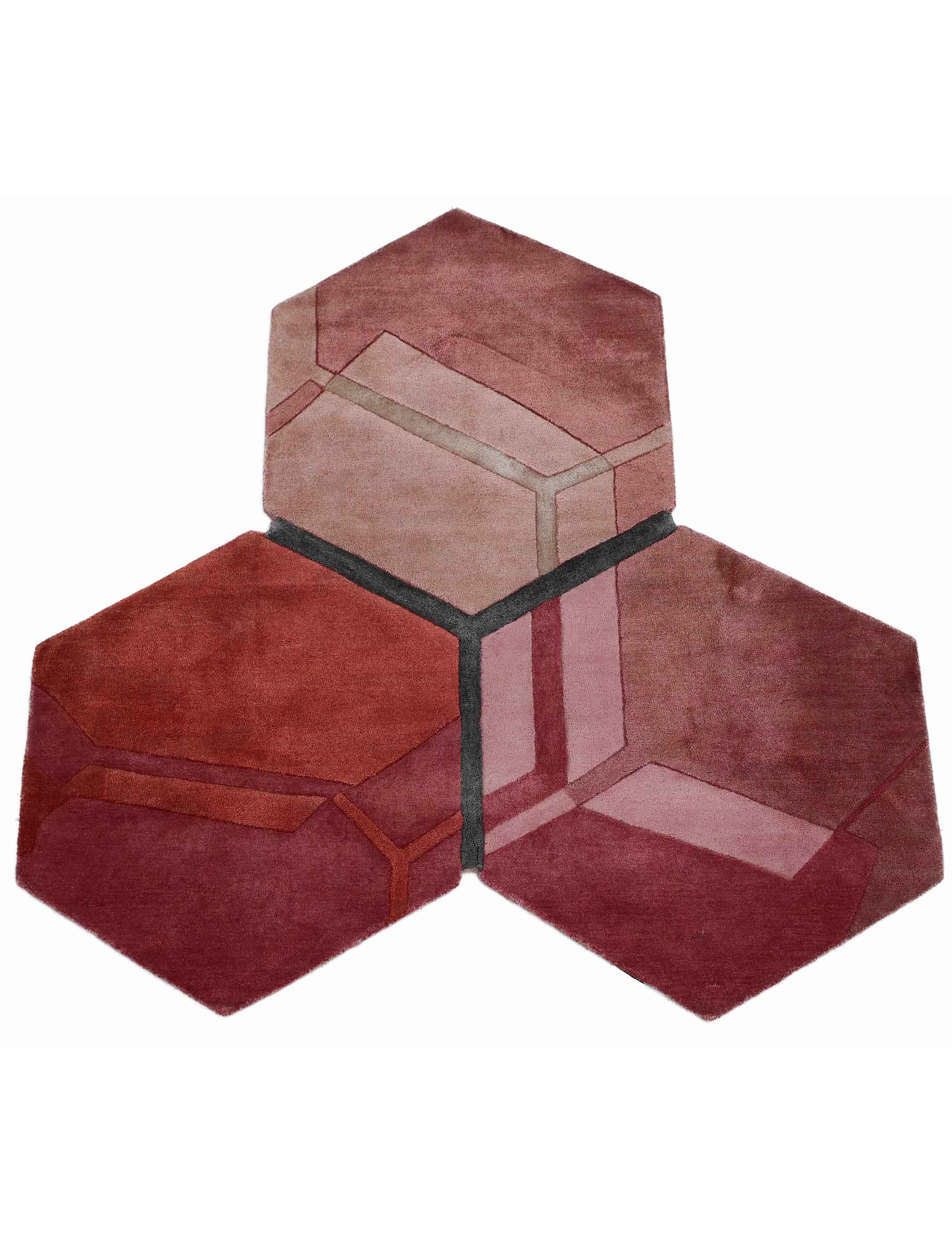 ACETO | 5' x 5' FT | MODERN RUGS | PINK COLOR