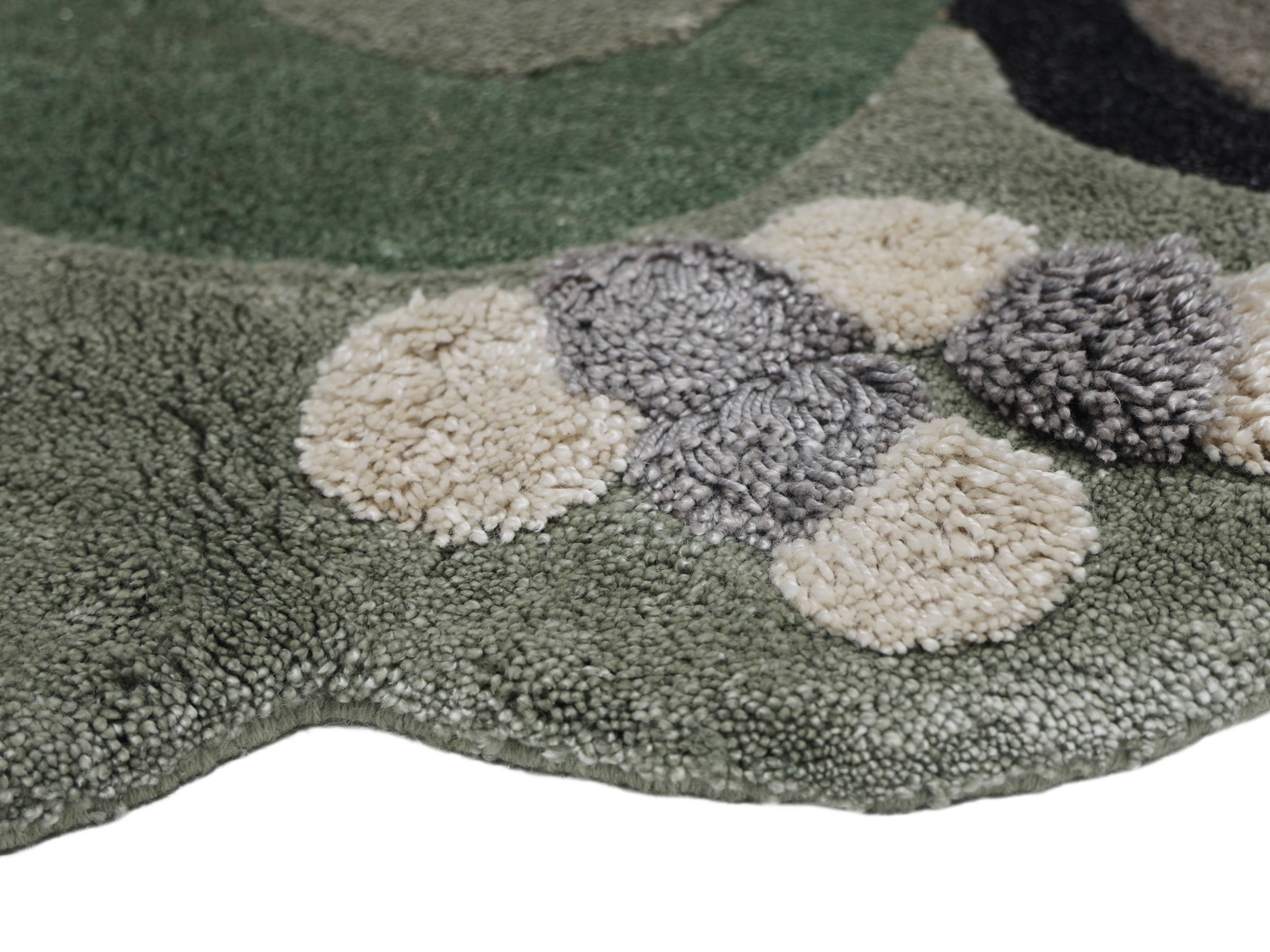 VERDORA BLOOM | 4'x 4' FT | MODERN RUGS | MULTI COLOR