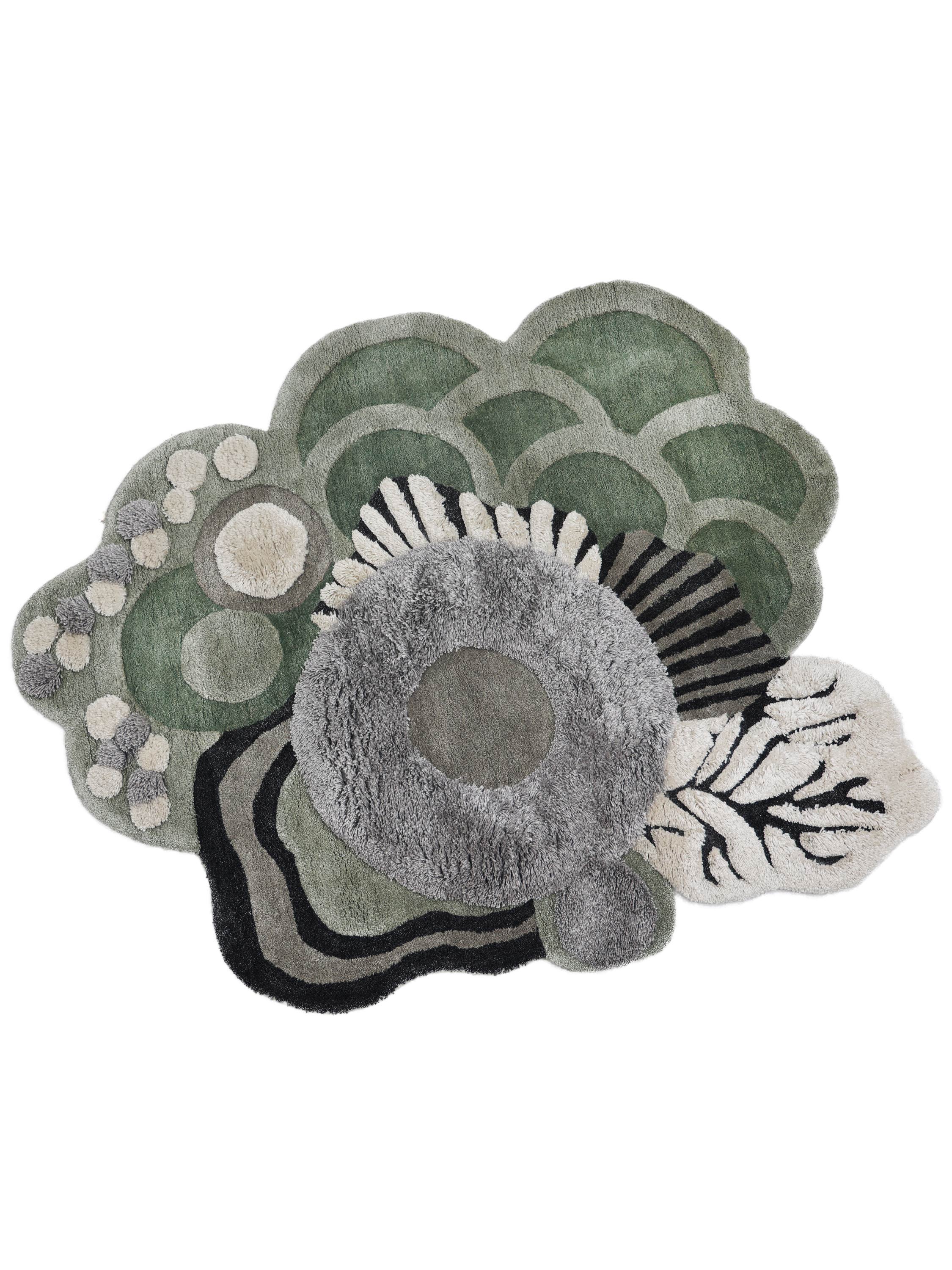 VERDORA BLOOM | 4'x 4' FT | MODERN RUGS | MULTI COLOR