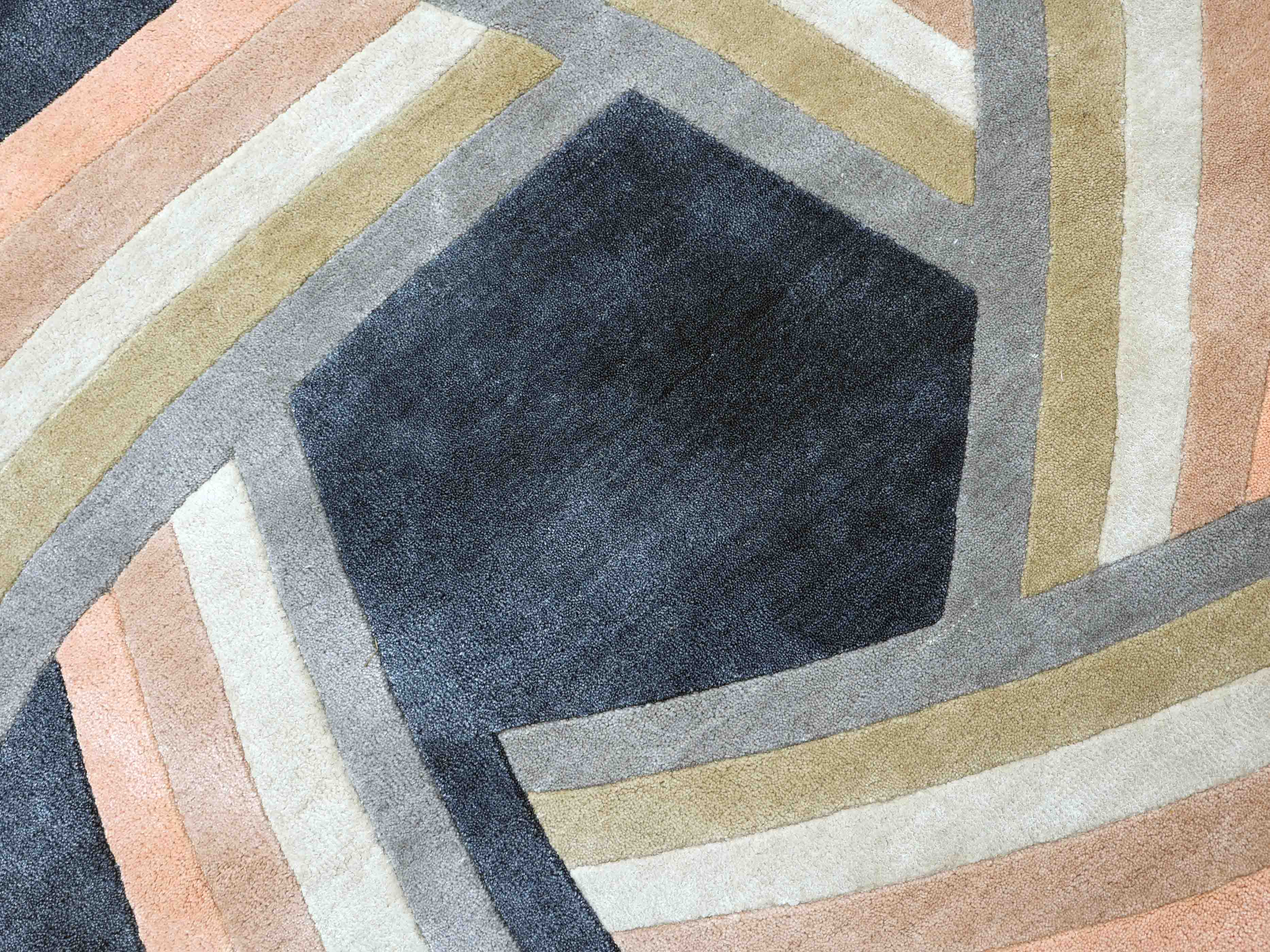OCEANIA | 5' FT ROUND | MODERN RUGS | MULTI COLOR