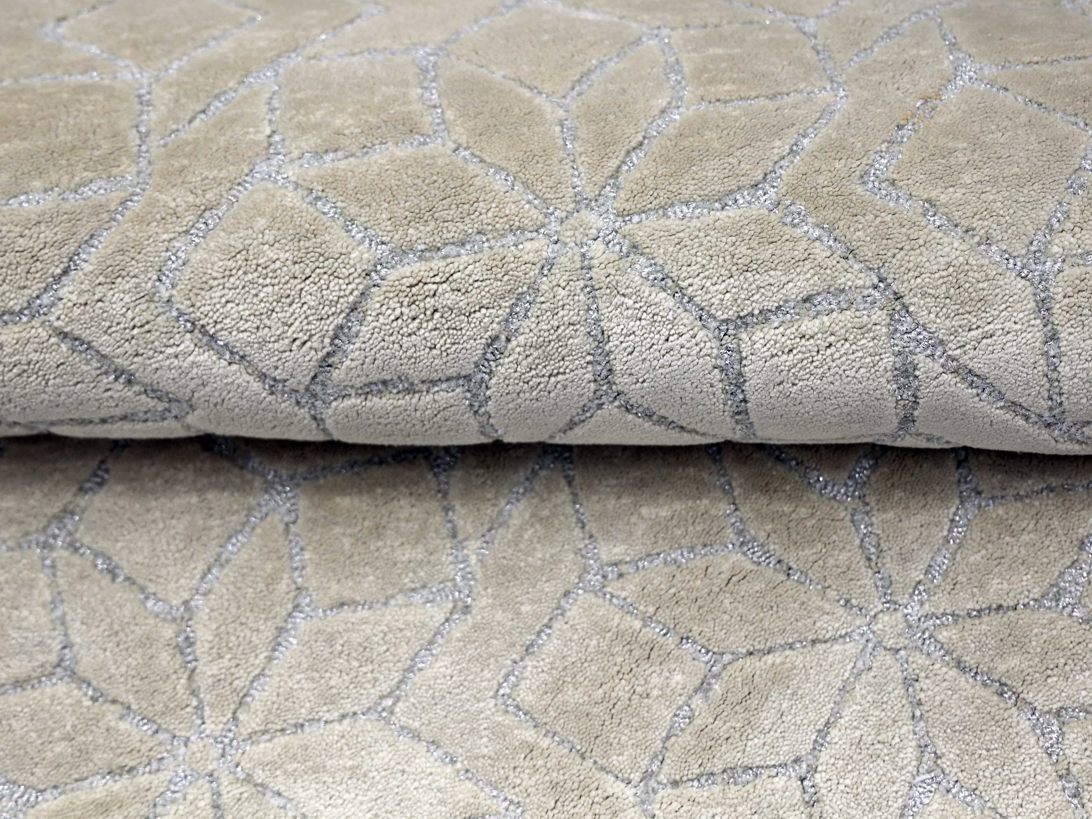 TOSCANA | 5' FT ROUND | MODERN RUGS | WHITE COLOR