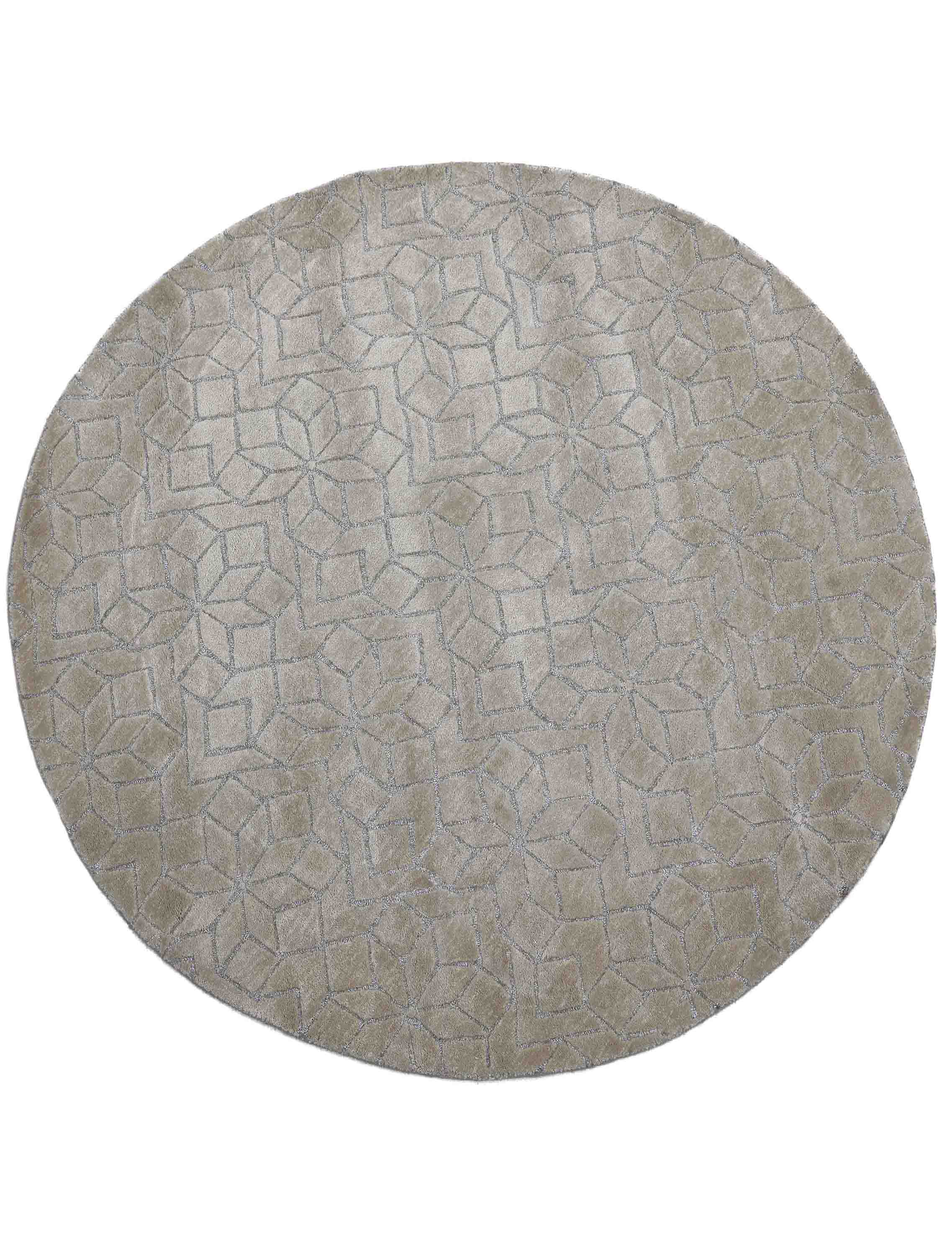 TOSCANA | 5' FT ROUND | MODERN RUGS | WHITE COLOR