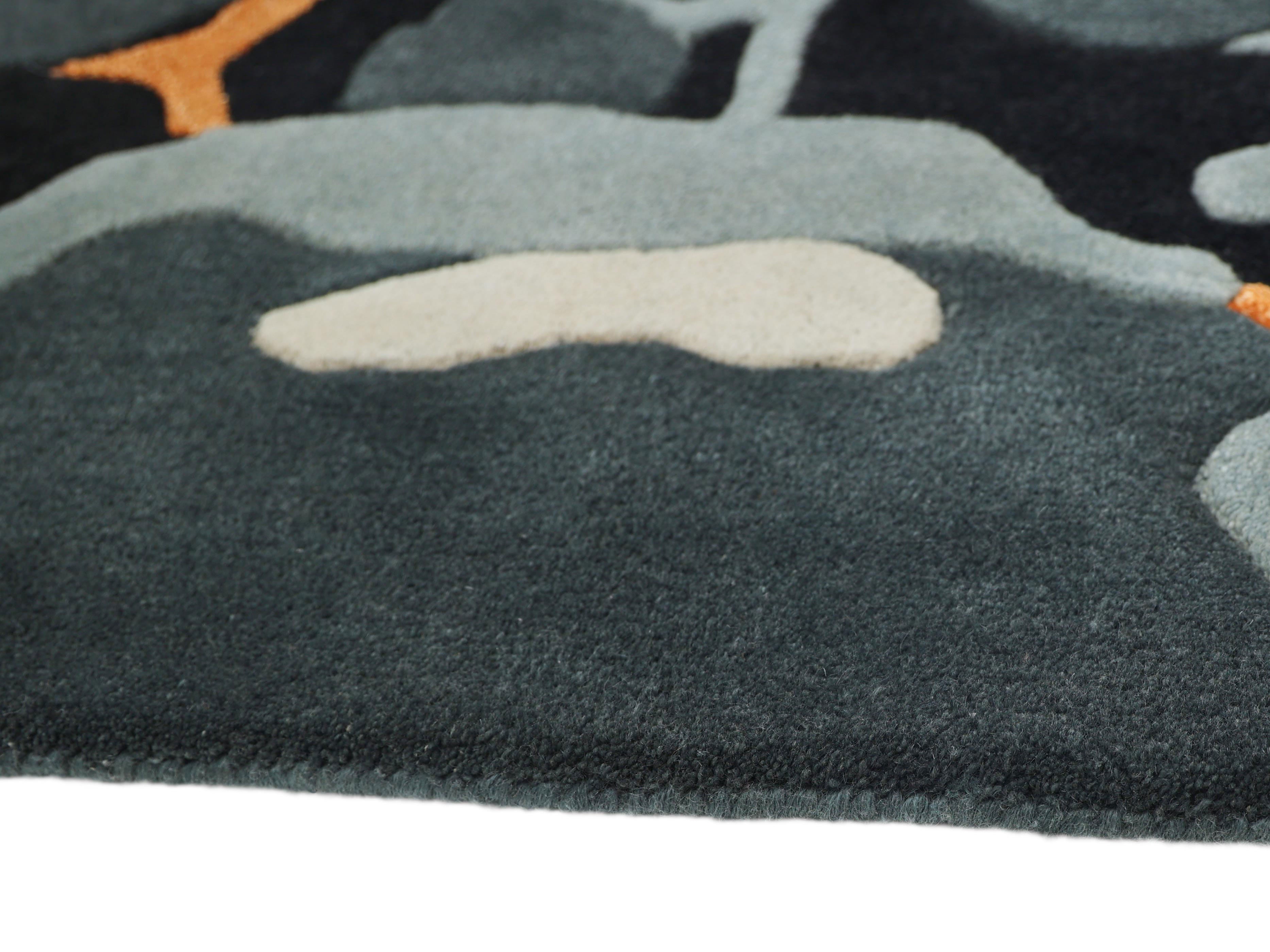 EMBERSTONE | 2'6" x 5' FT | MODERN RUGS | MULTI COLOR