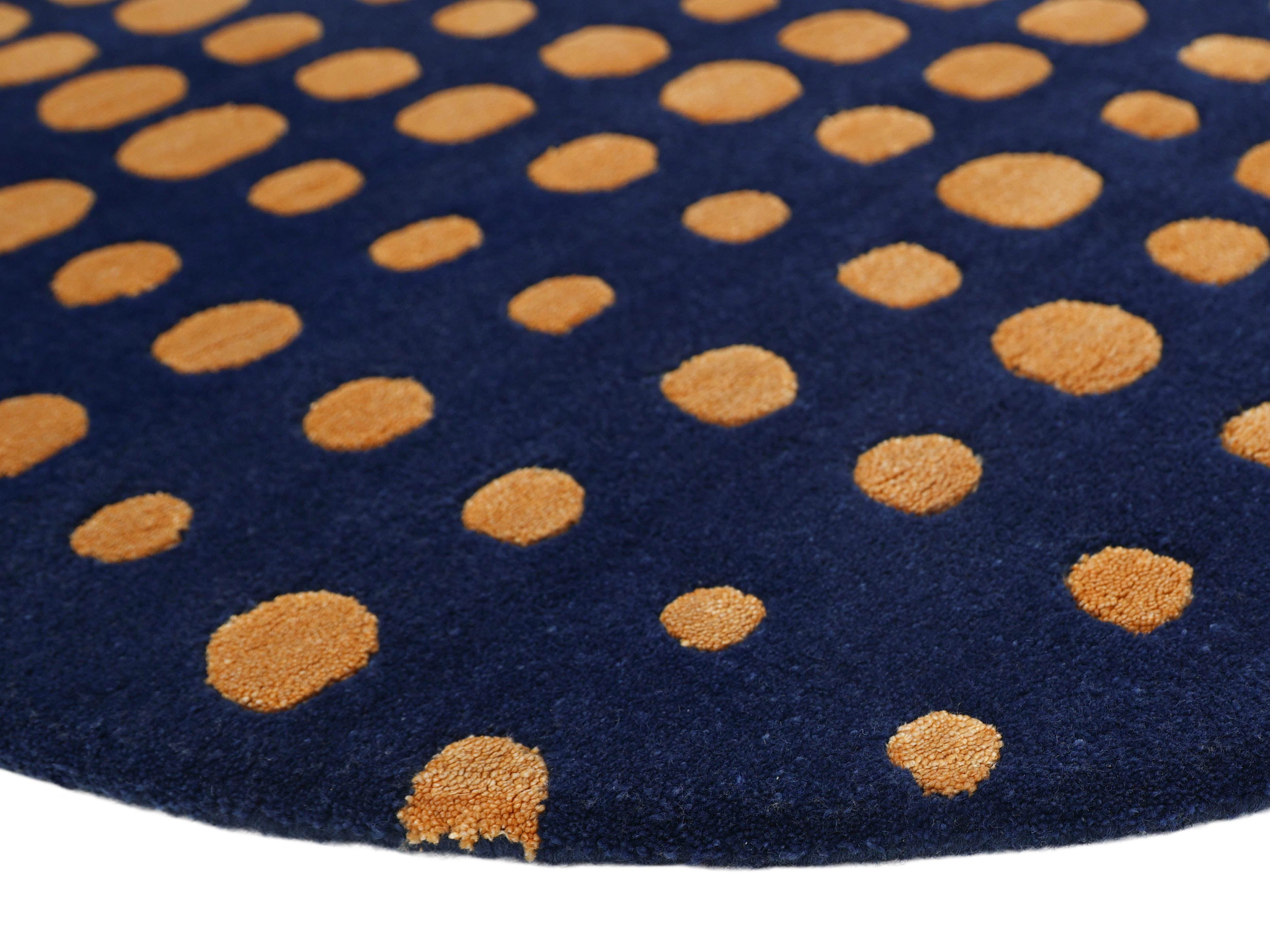 SYLVAN | 4' FT ROUND | MODERN RUGS | MULTI COLOR