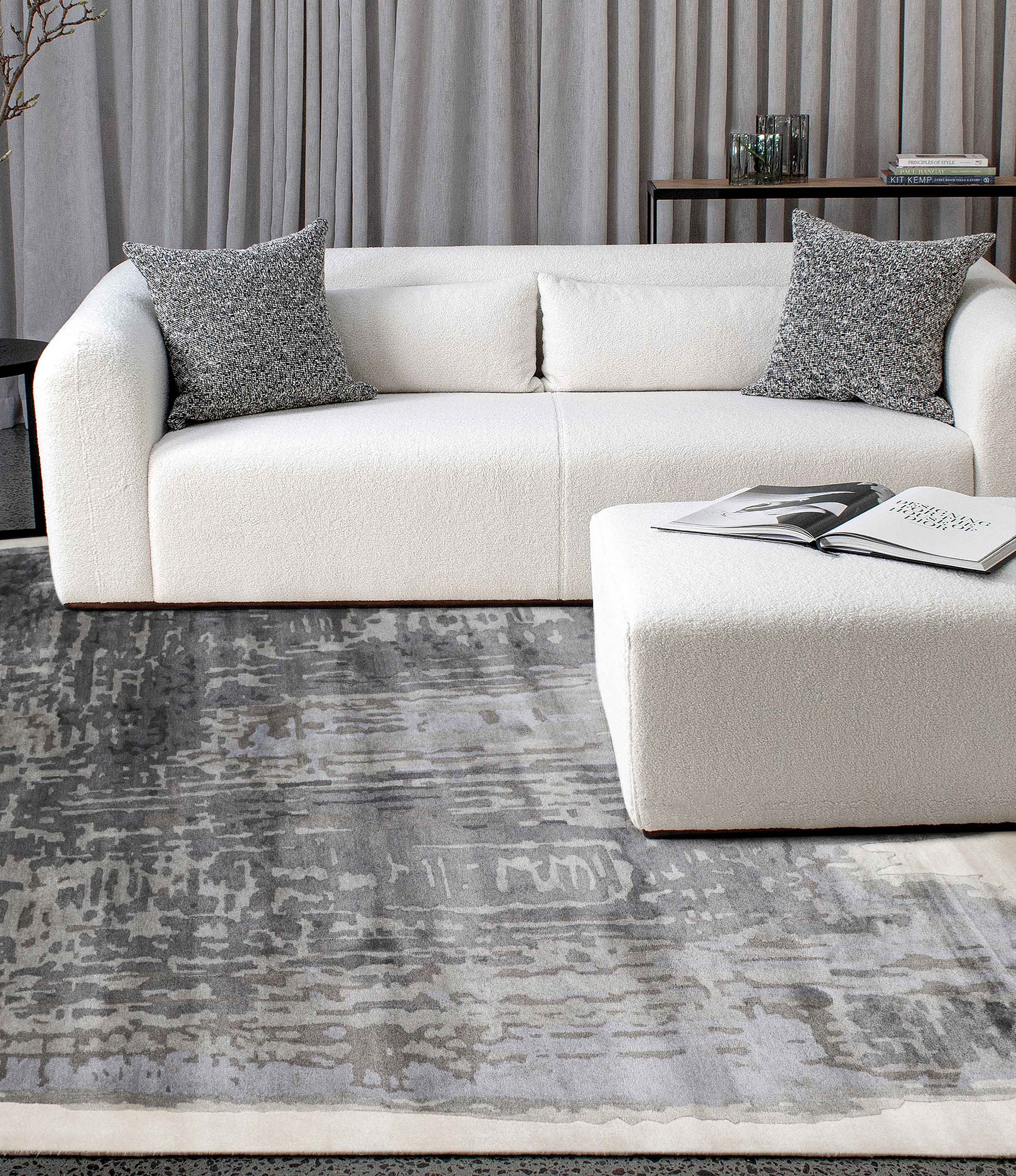 MIDNIGHT | 6'x 9' FT | 8'x 10' FT | MODERN RUGS | MULTI COLOR