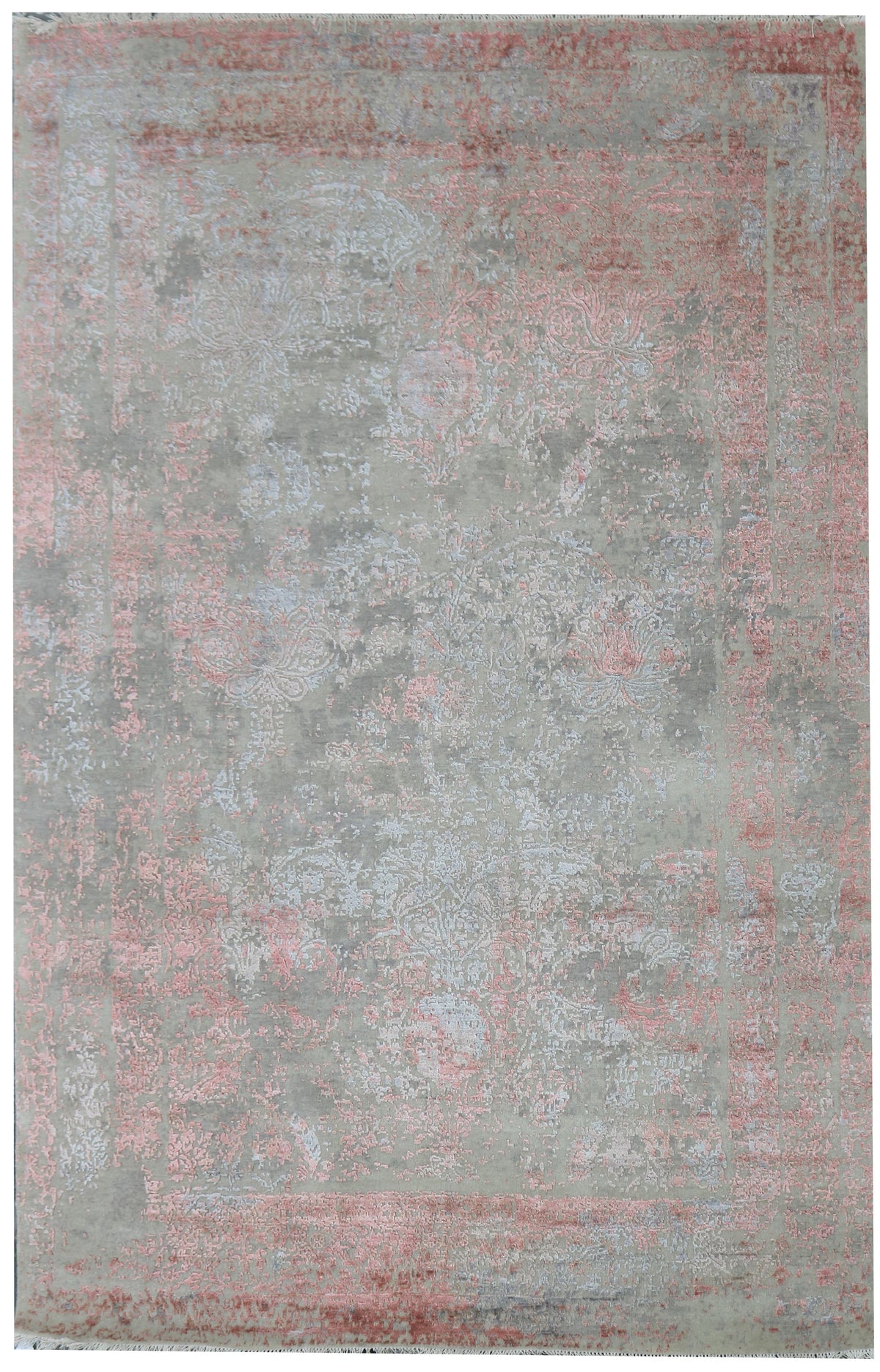 ROSEWOOD MIRAGE | 9' x 12' FT | TRADITIONAL RUGS | GREY/ PURPLE COLOR