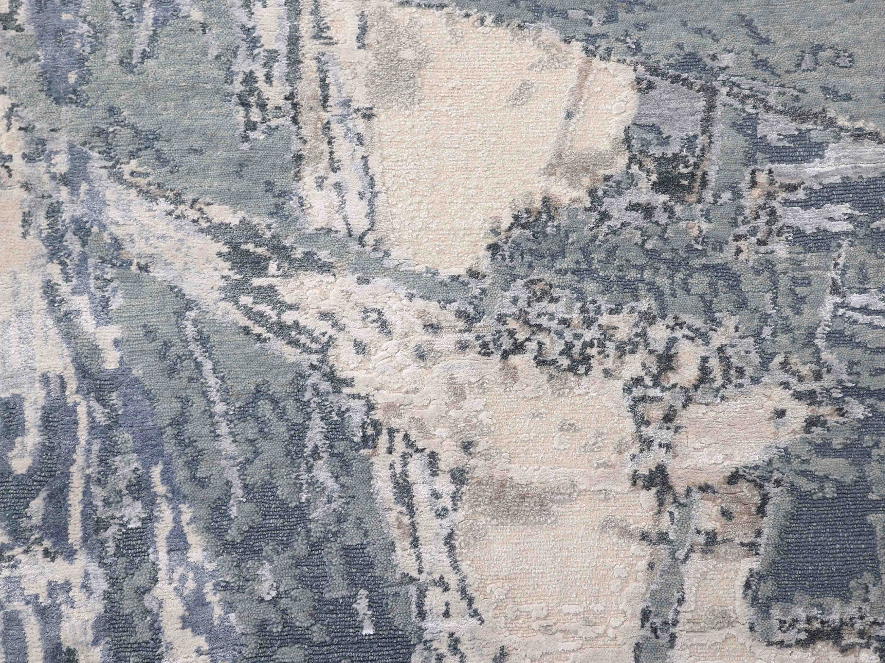 TANGLE | 8' x 10' FT | MODERN RUGS | IVORY/BLUE COLOR