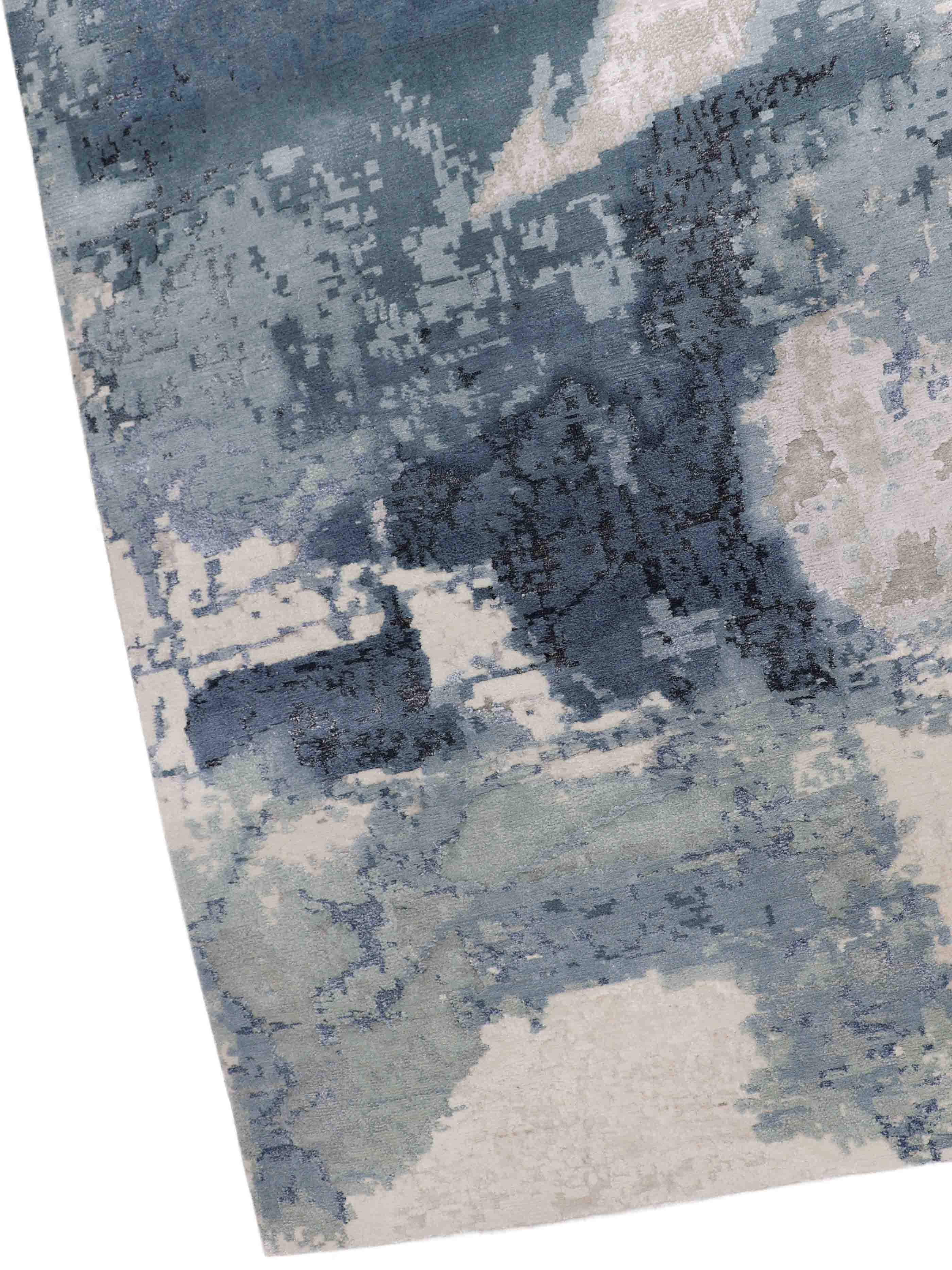 SERENE | 8' x 10' FT | MODERN RUGS | IVORY/BLUE COLOR