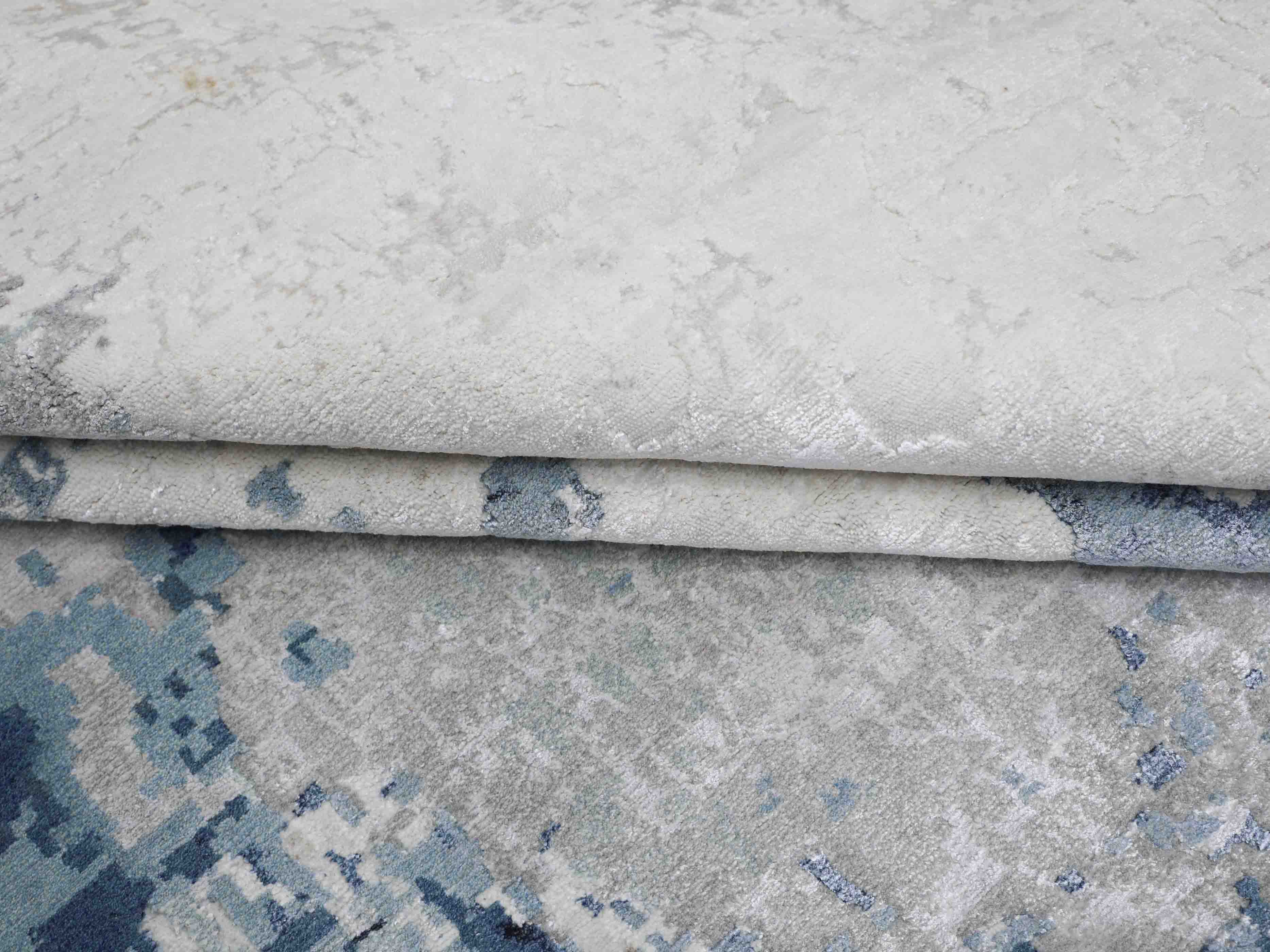 SERENE | 8' x 10' FT | MODERN RUGS | IVORY/BLUE COLOR
