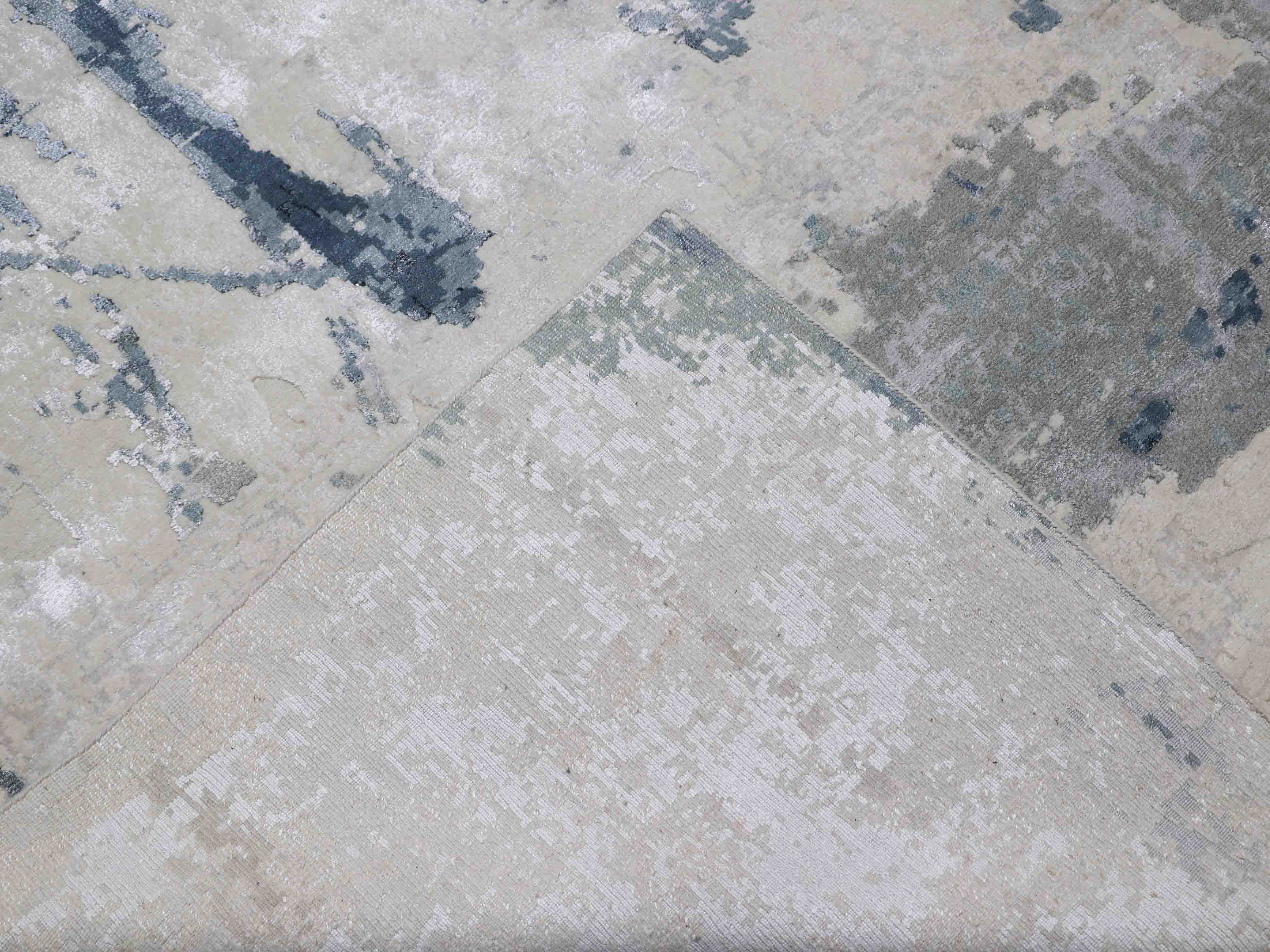 SERENE | 8' x 10' FT | MODERN RUGS | IVORY/BLUE COLOR