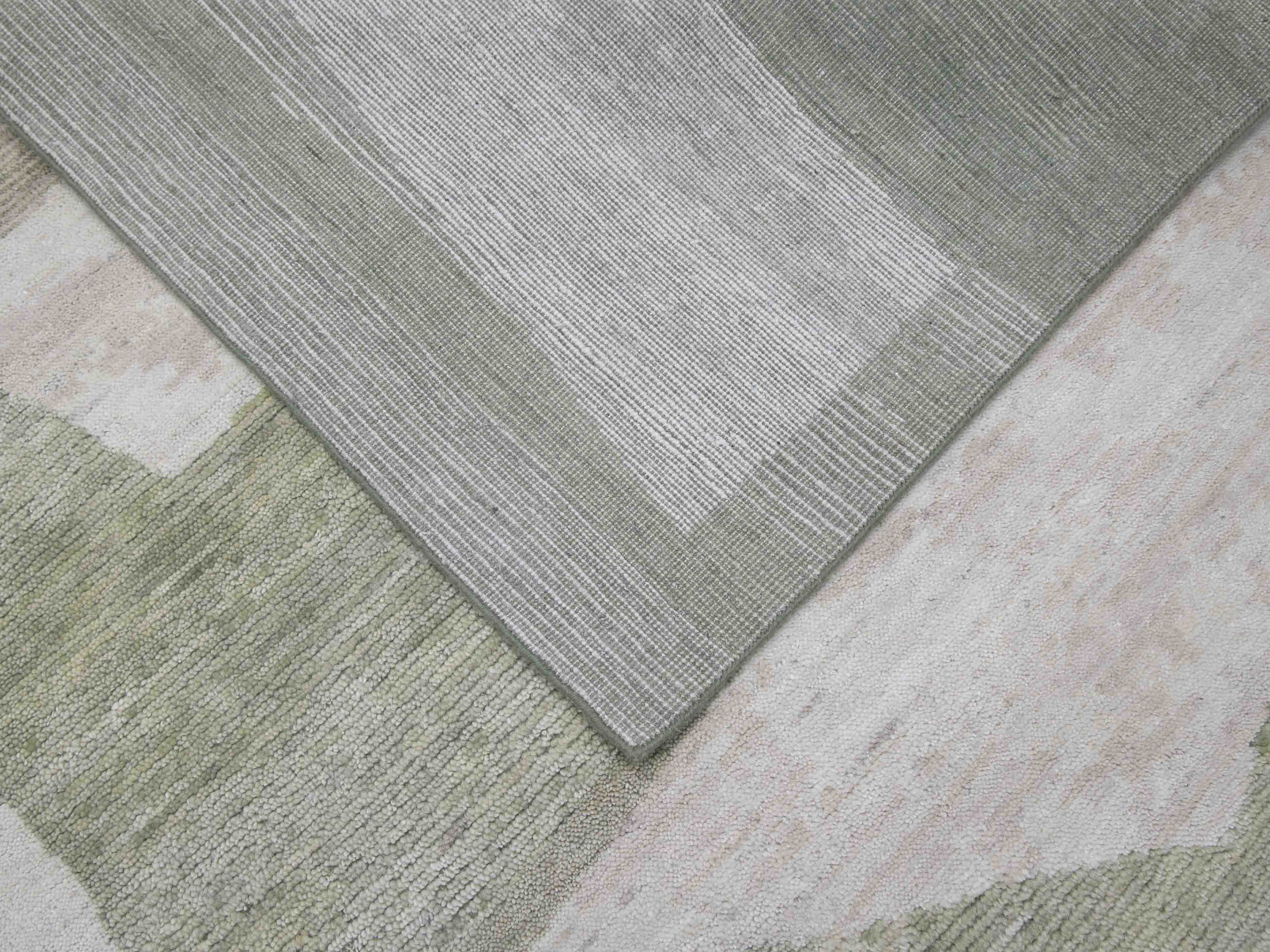 VERDANTIA | 8' x 10' FT | MODERN RUGS | IVORY/GREEN COLOR