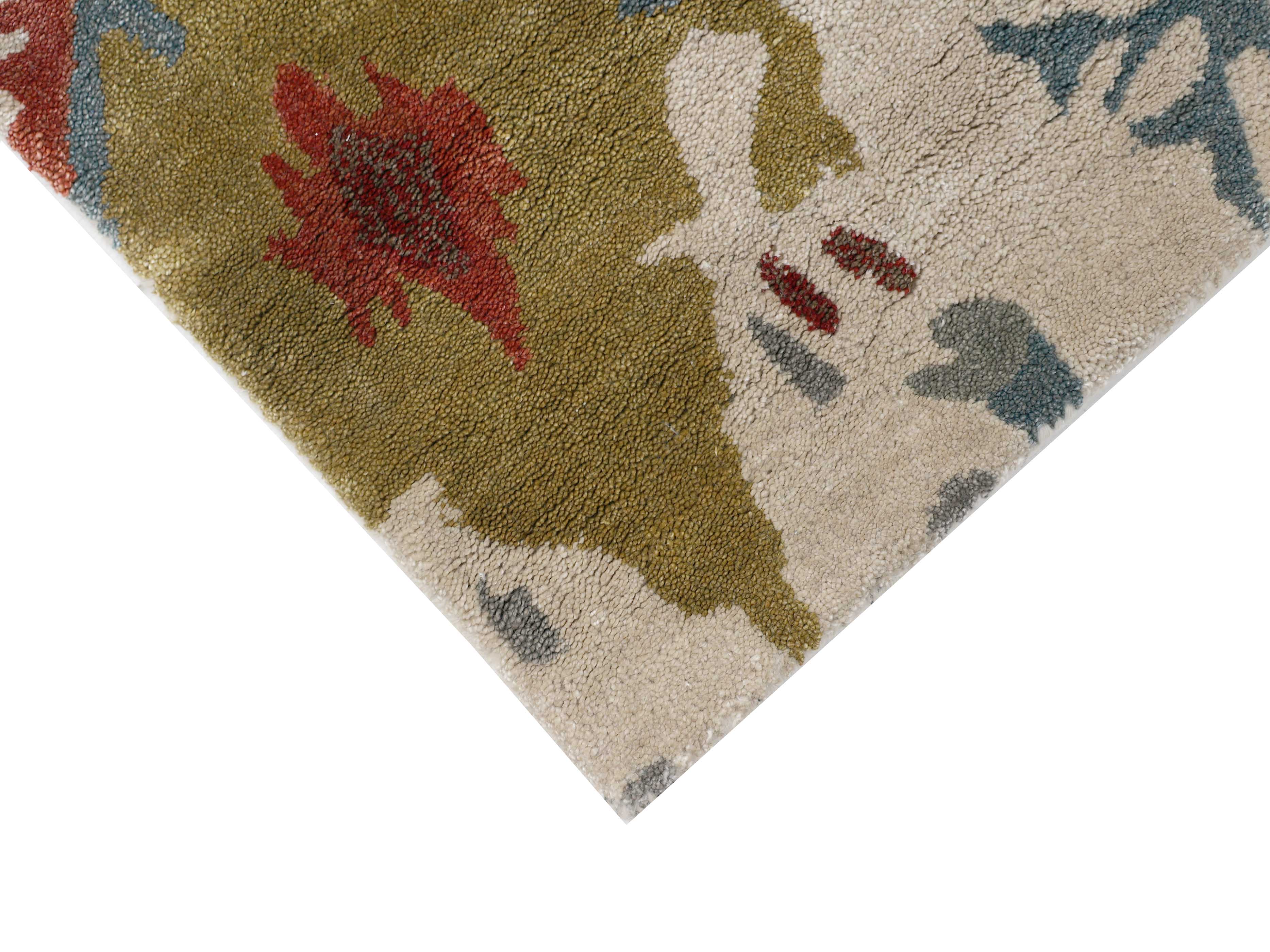 IKAT | 8' x 10' FT | TRADITIONAL RUGS | MULTI COLOR