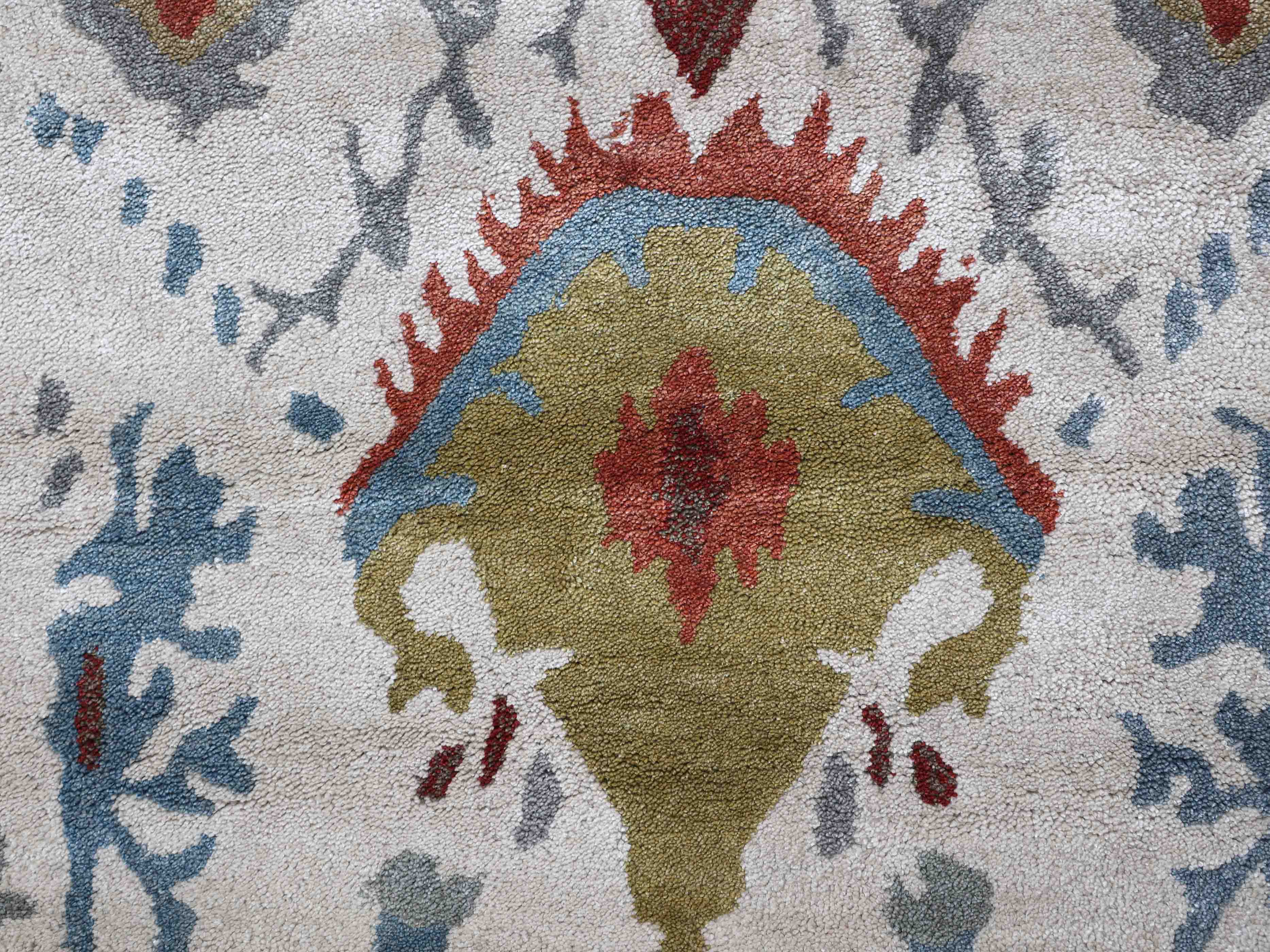 IKAT | 8' x 10' FT | TRADITIONAL RUGS | MULTI COLOR