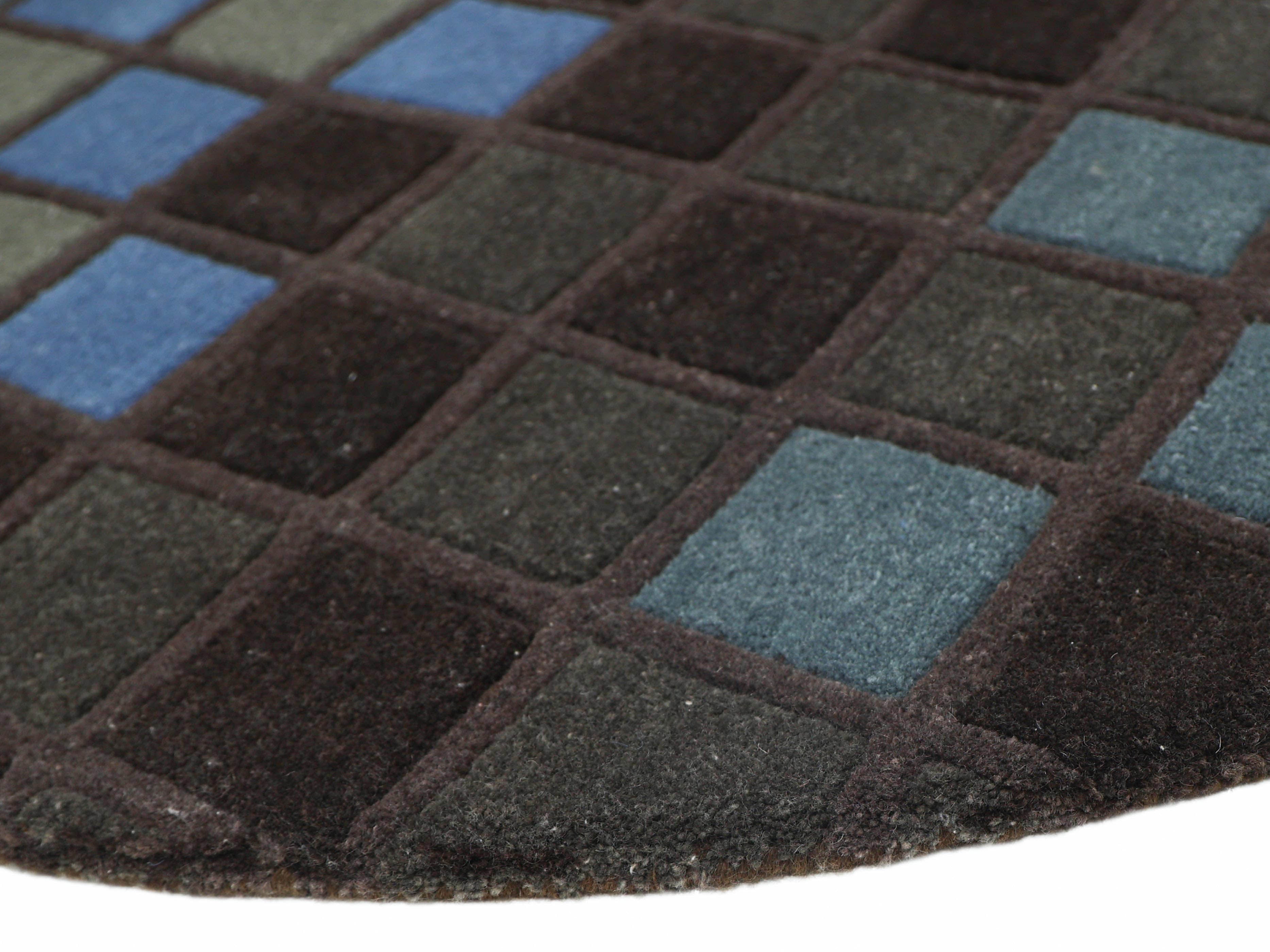 PIXELORA | 4' FT ROUND | MODERN RUGS | MULTI COLOR