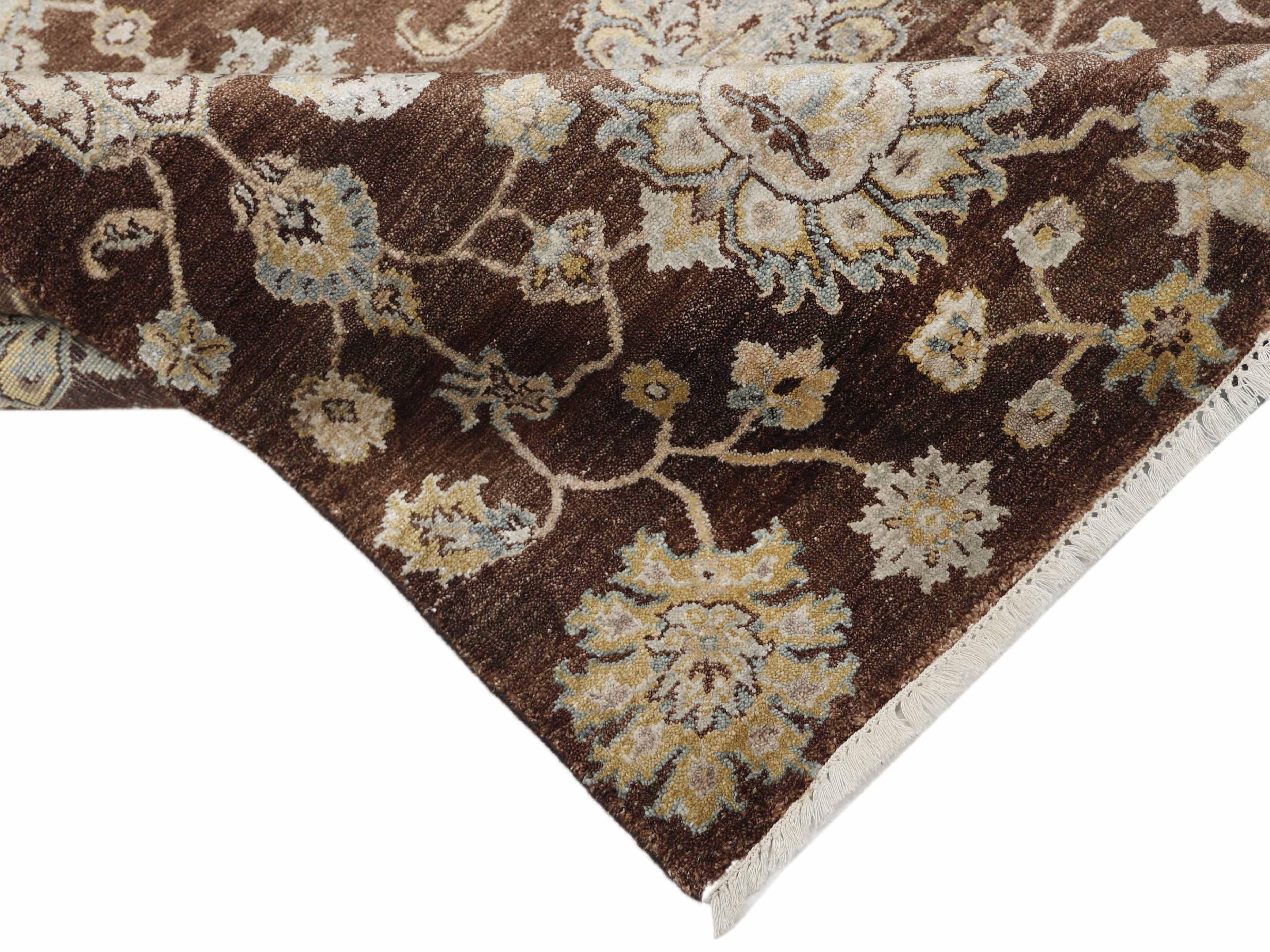 FLORENZA | 5'6" x 8'6" FT | TRADITIONAL RUGS | BROWN COLOR
