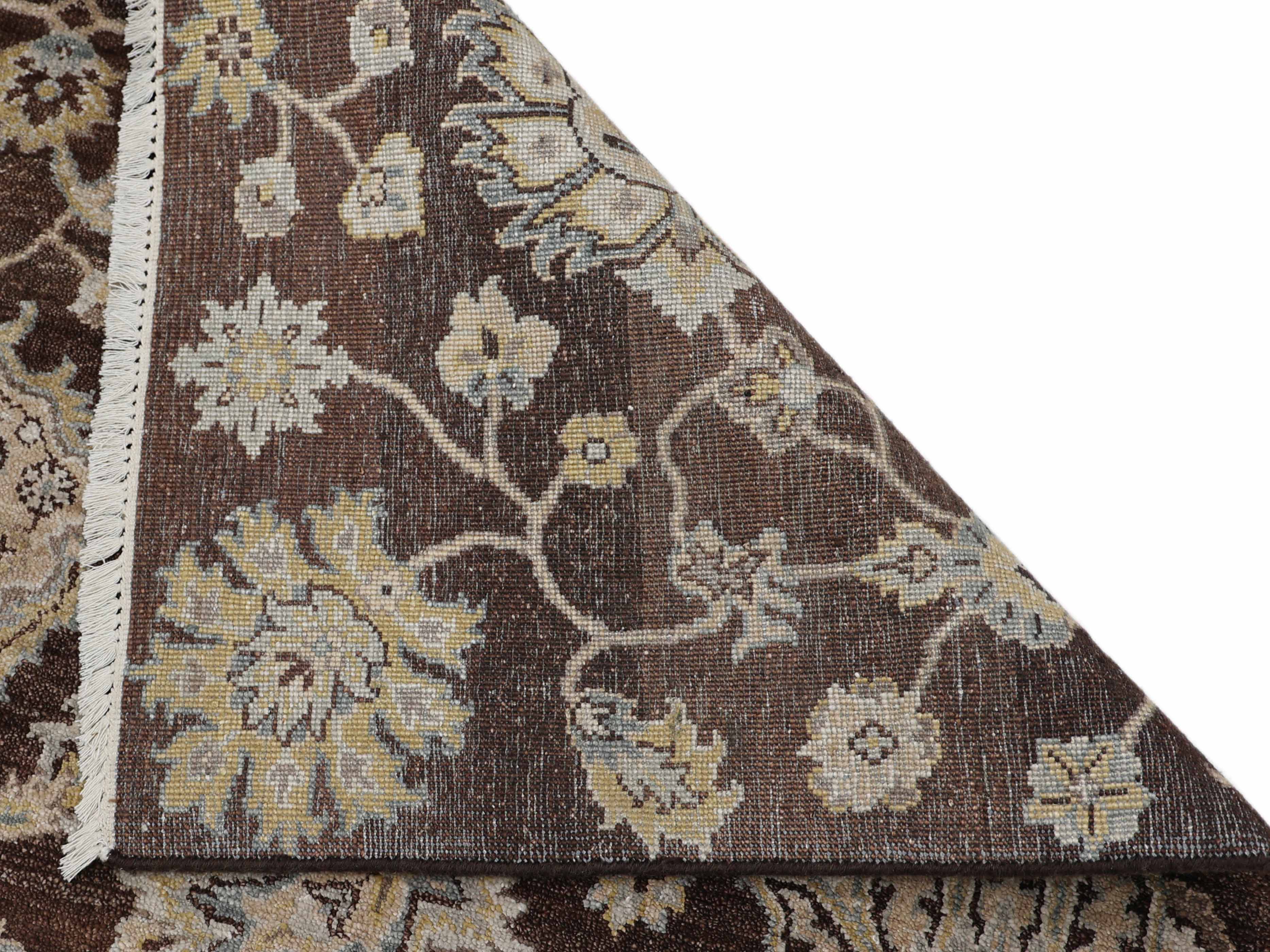 FLORENZA | 5'6" x 8'6" FT | TRADITIONAL RUGS | BROWN COLOR