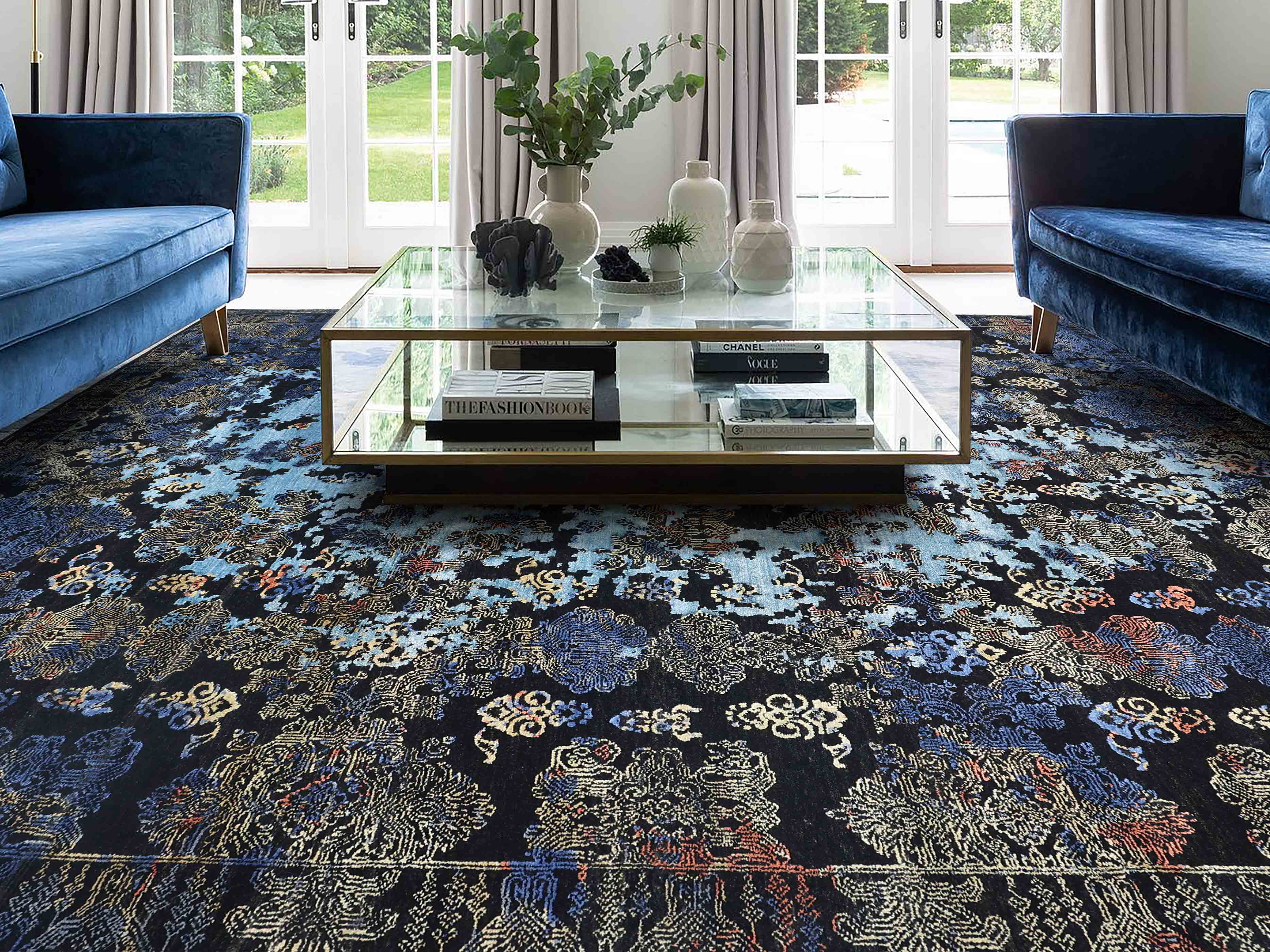 SAPPHIRE ECLIPSE | 8' x 10' FT | TRADITIONAL RUGS | HARBOUR COLOR