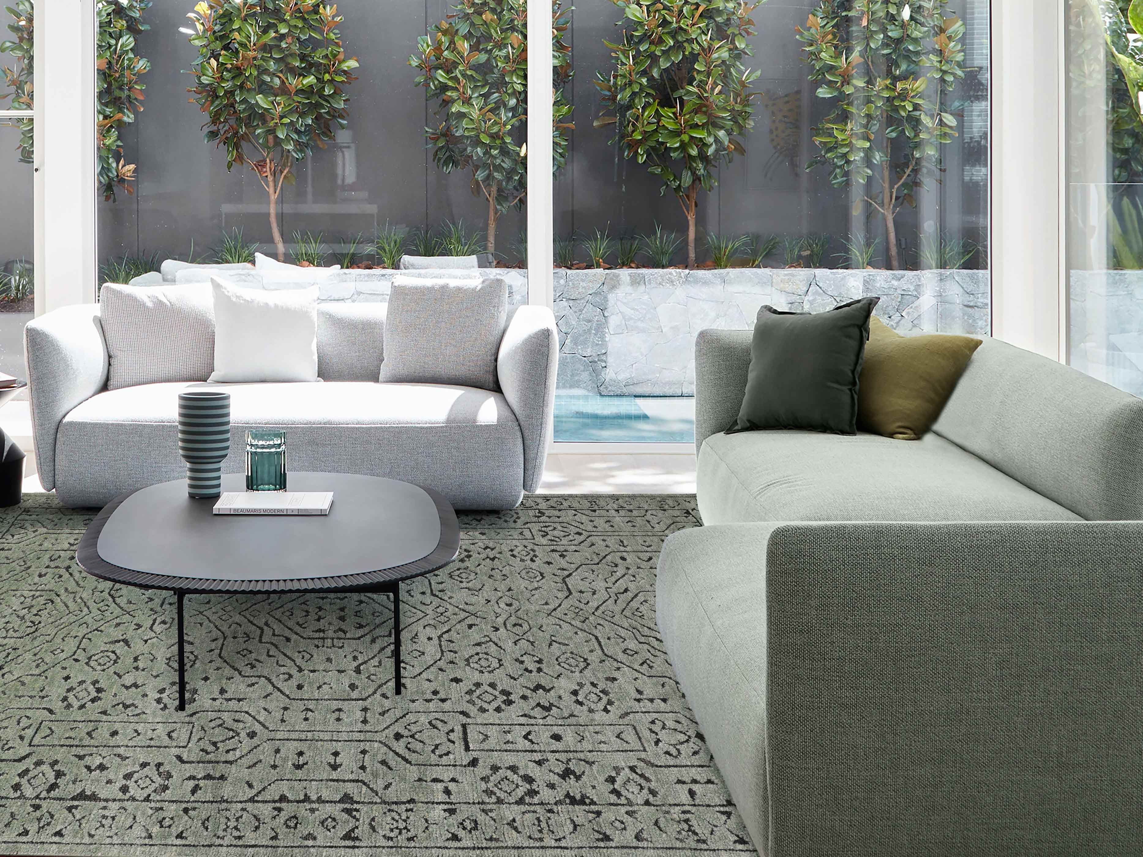 AVERRA | 5' x 8' FT | TRADITIONAL RUGS | GREEN COLOR
