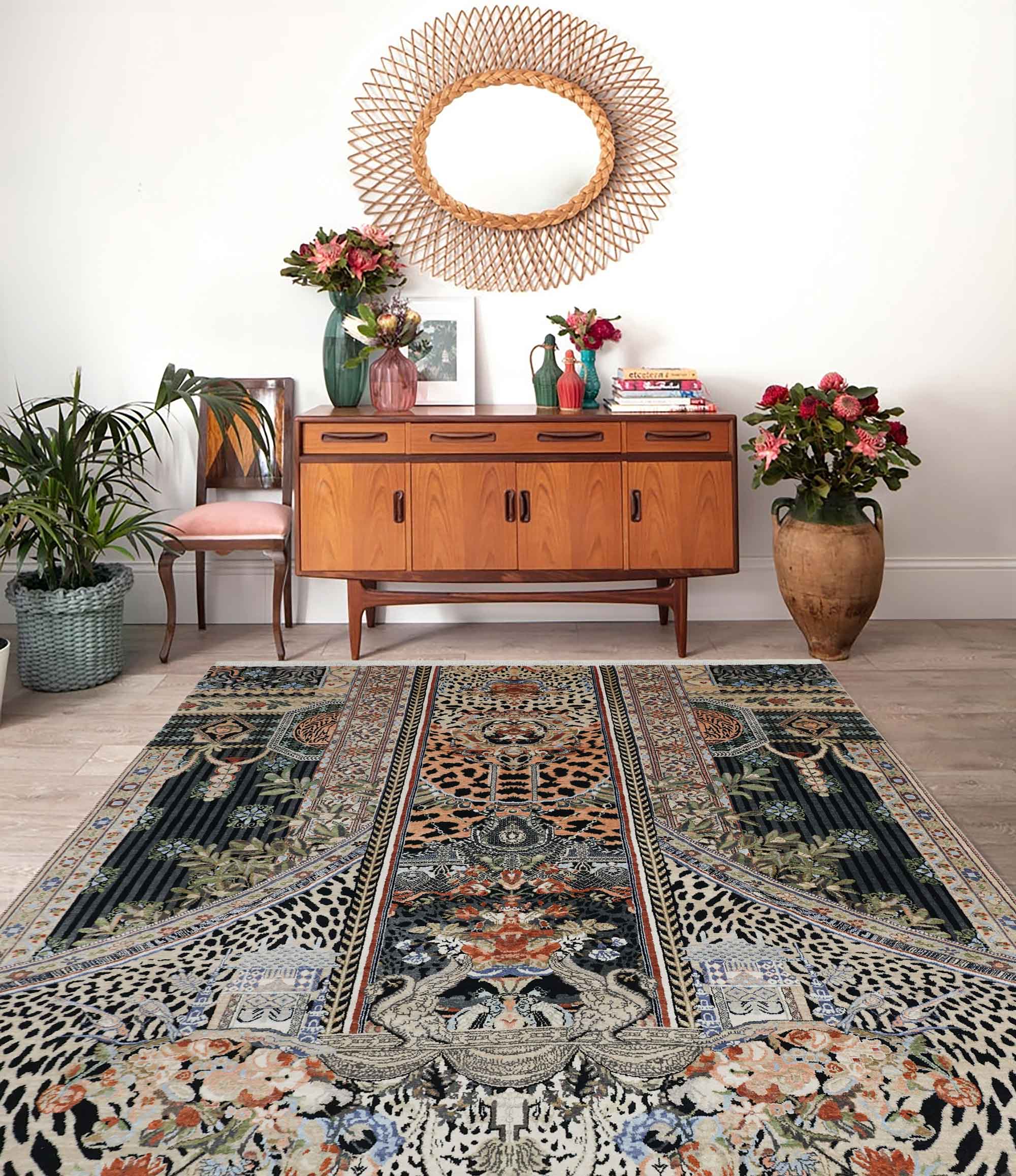MERSEILLES | 8' x 10' FT | 9' x 12' FT | MODERN RUGS | MIDNIGHT COLOR