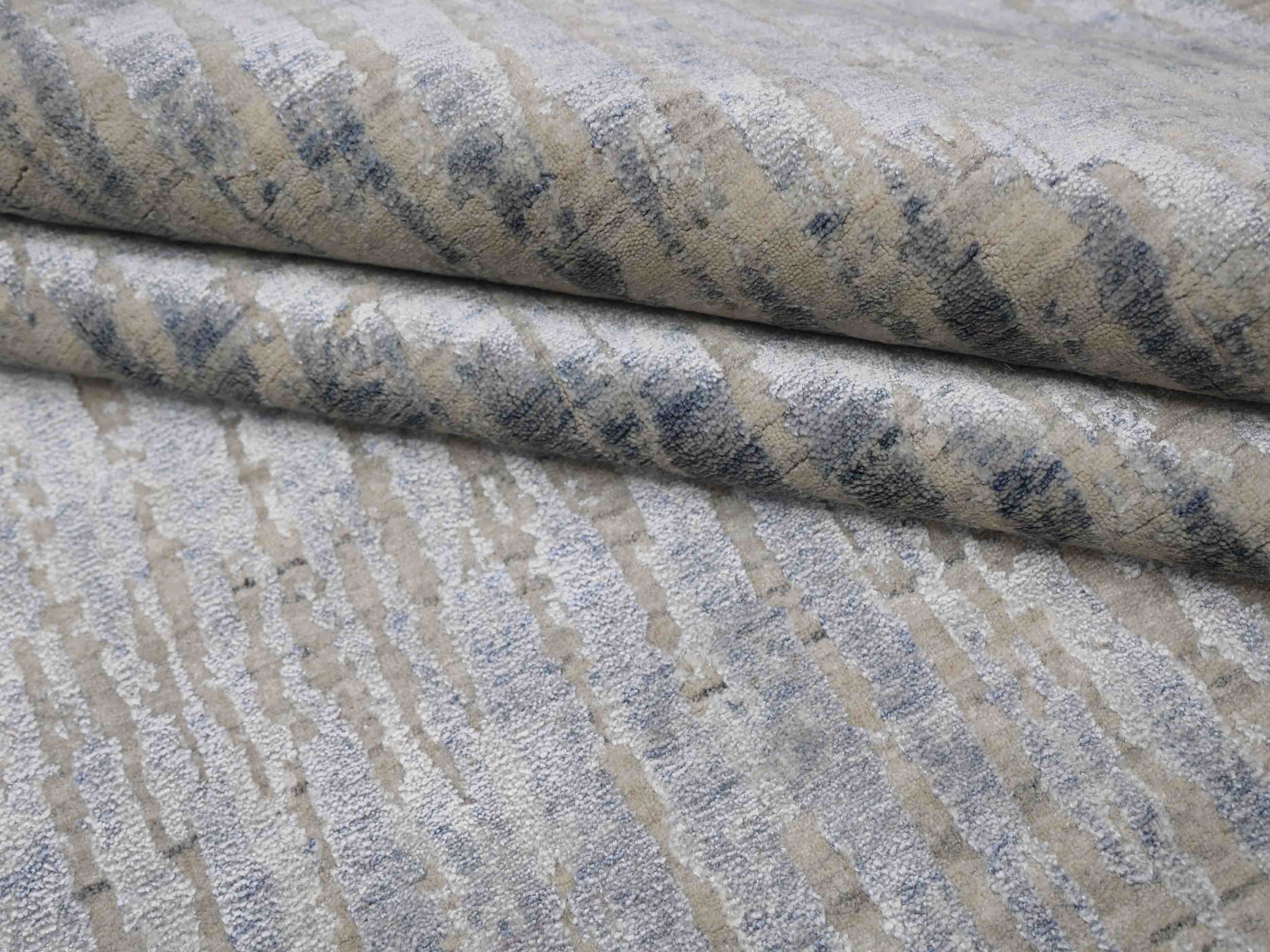 HERITAGE DRIFT WAVE | 6' x 9' FT | MODERN RUGS | BLUE COLOR
