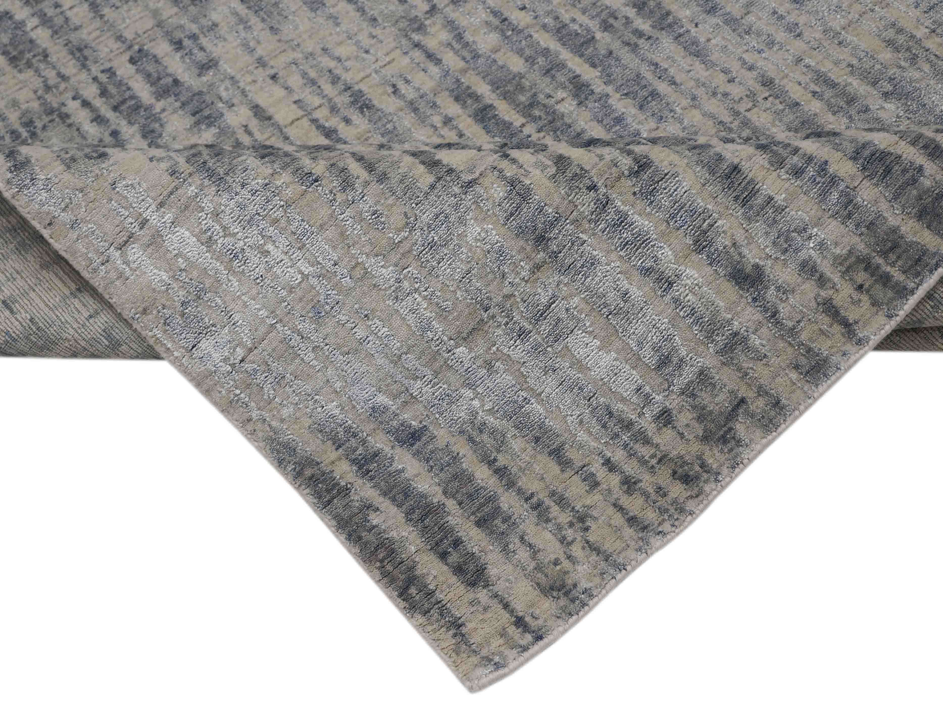 HERITAGE DRIFT WAVE | 6' x 9' FT | MODERN RUGS | BLUE COLOR