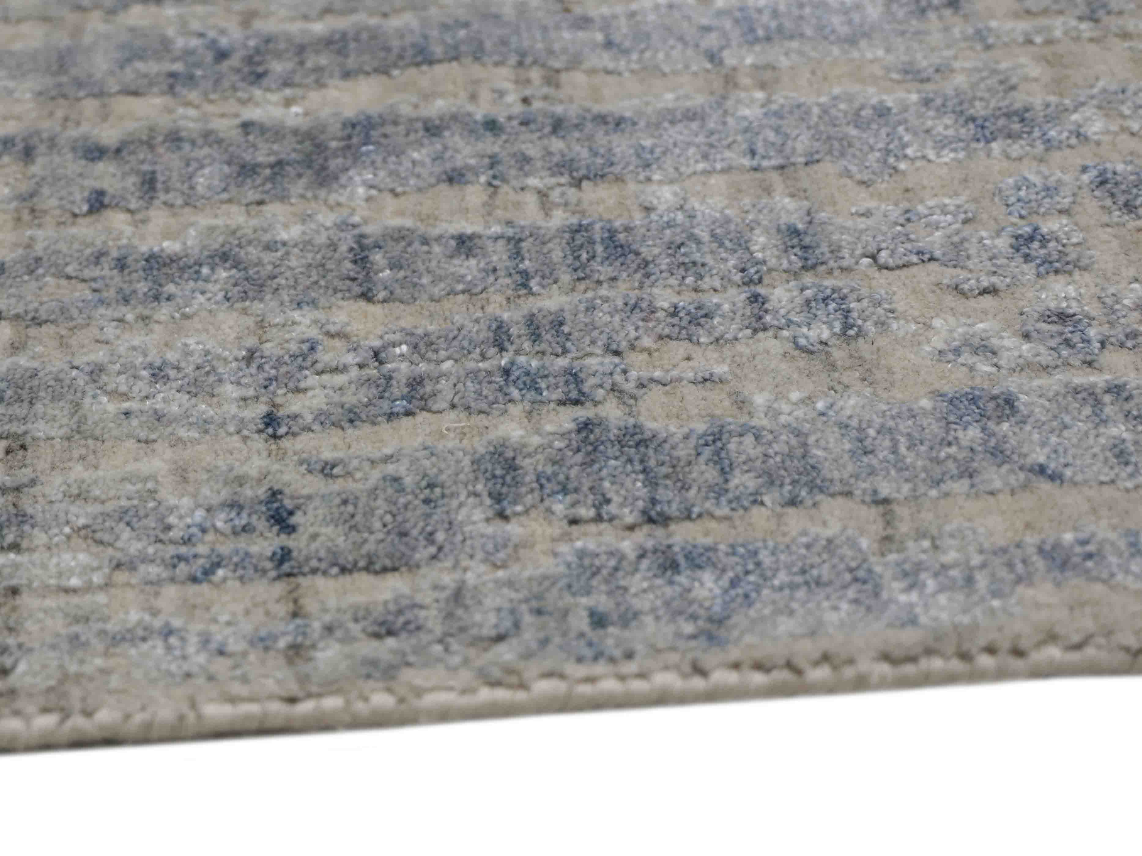 HERITAGE DRIFT WAVE | 6' x 9' FT | MODERN RUGS | BLUE COLOR