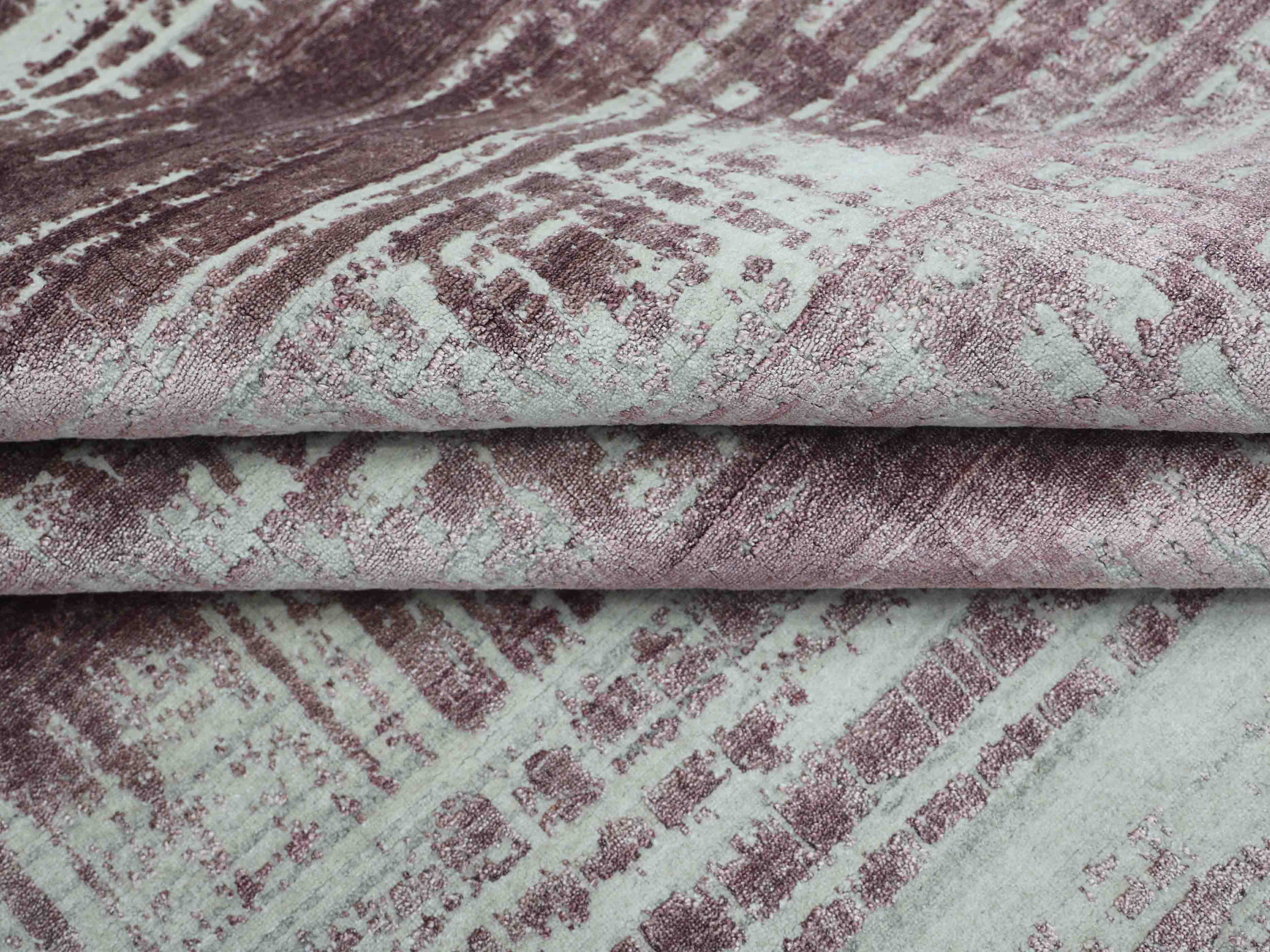GEOLILITH | 8' x 10' FT | MODERN RUGS | IVORY/PINK COLOR