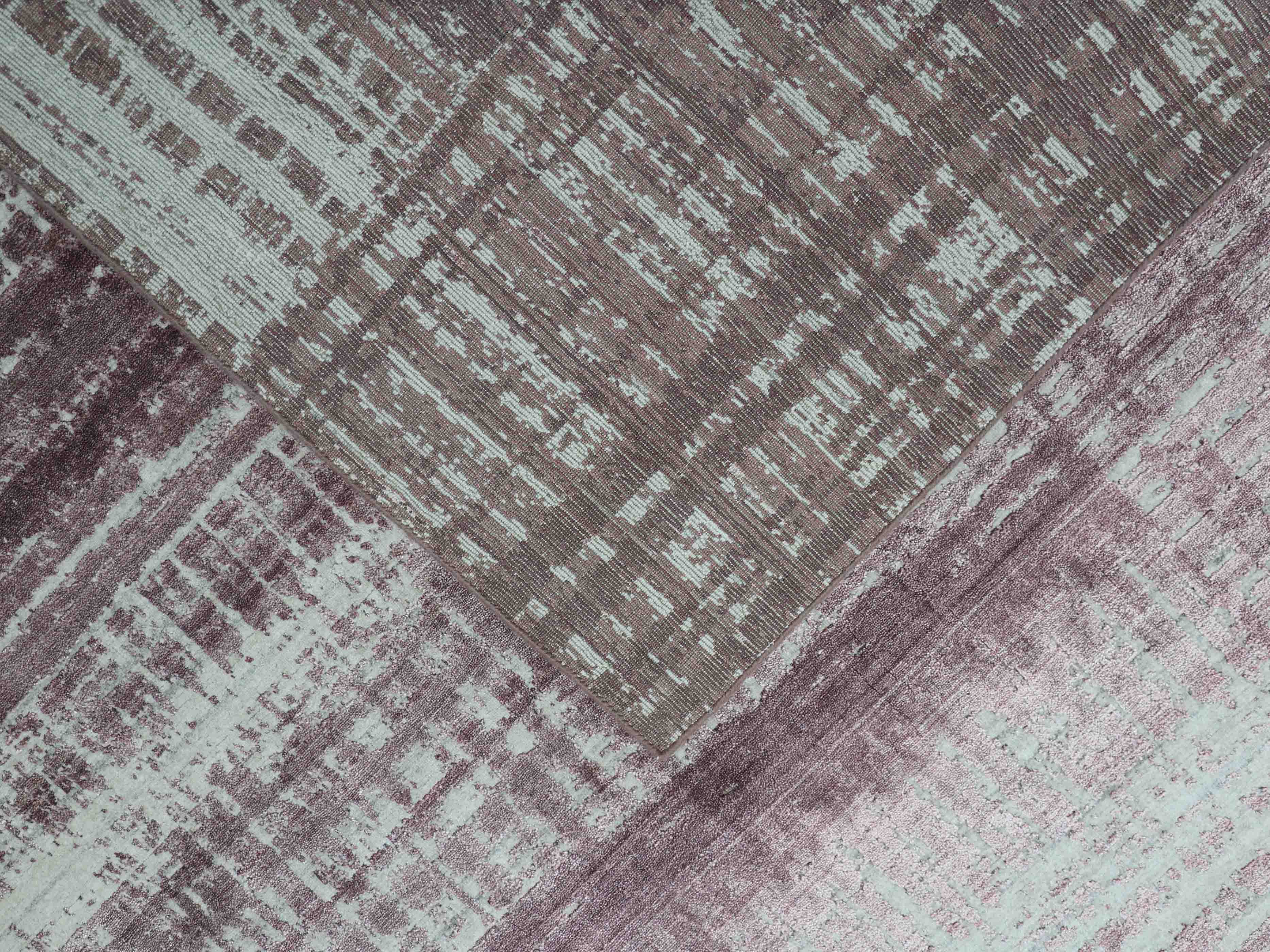 GEOLILITH | 8' x 10' FT | MODERN RUGS | IVORY/PINK COLOR